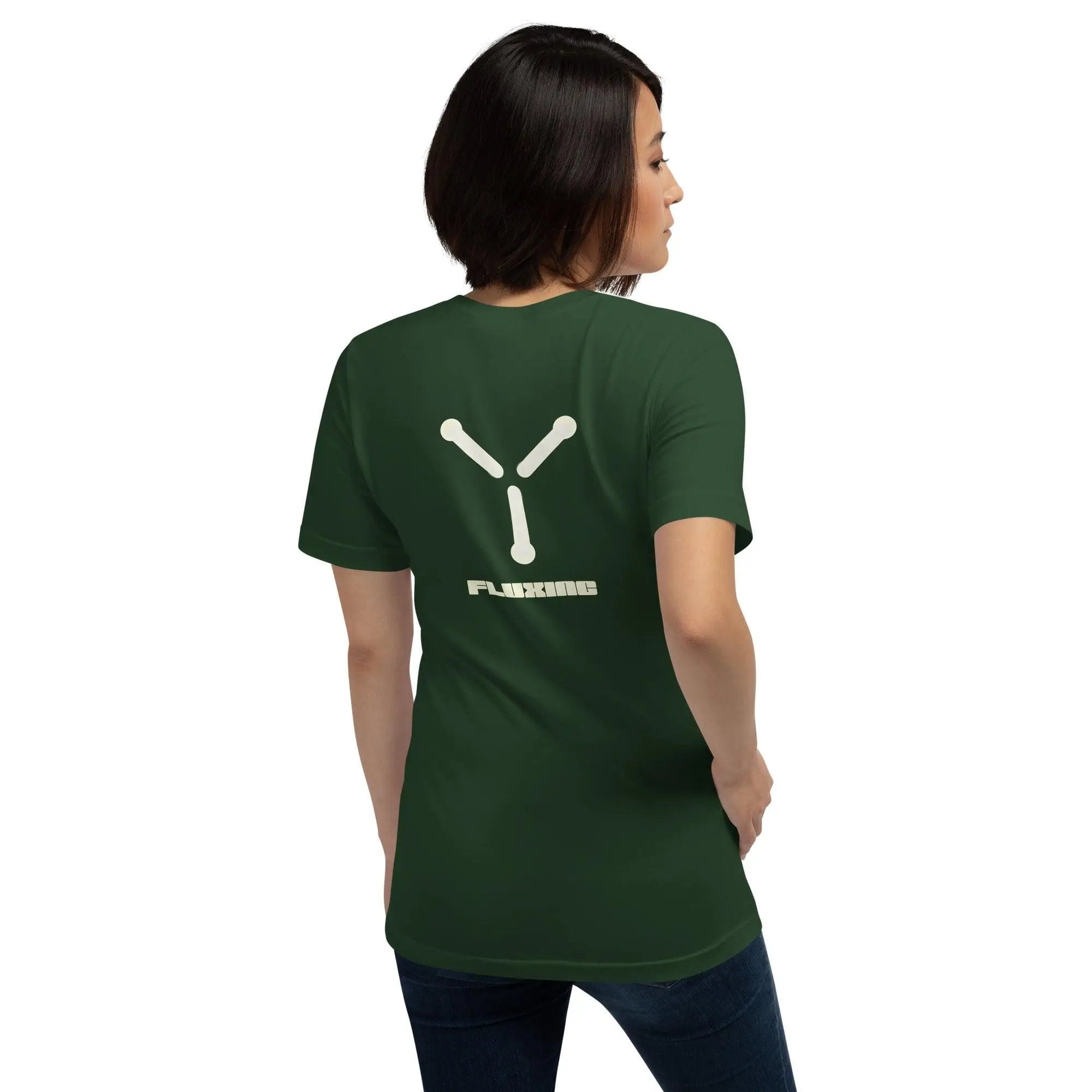 Fluxing Unisex t-shirt (BACK) VAWDesigns