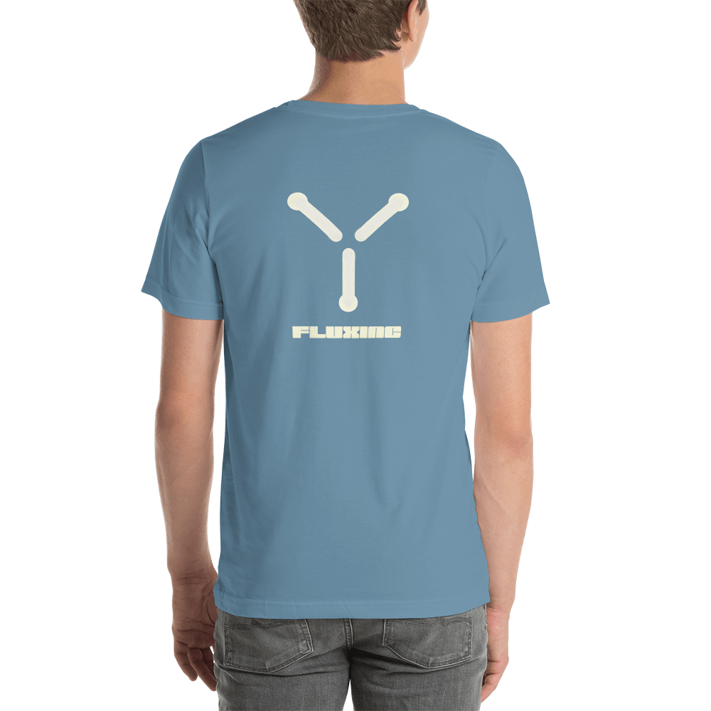 Fluxing Unisex t-shirt (BACK) VAWDesigns