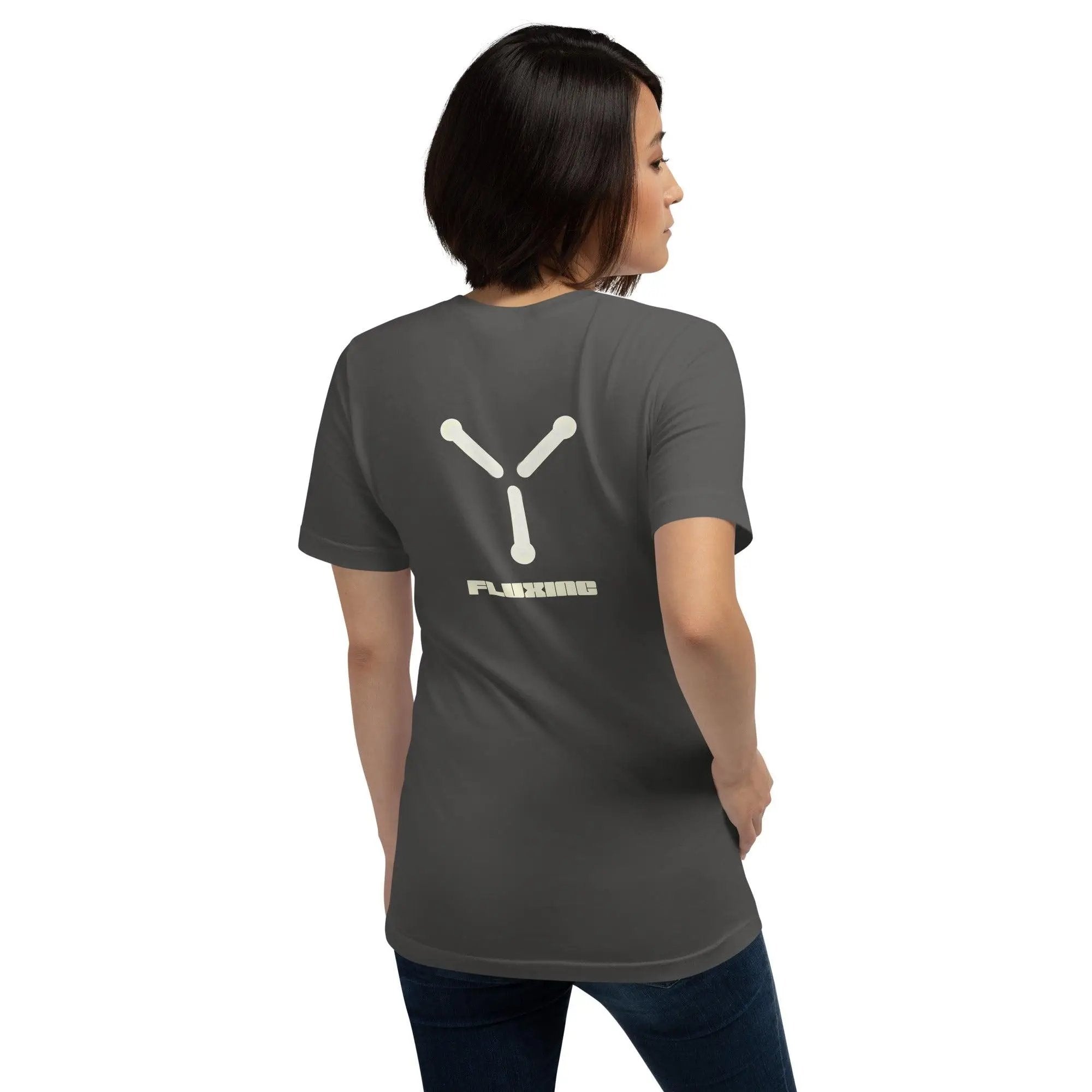 Fluxing Unisex t-shirt (BACK) VAWDesigns