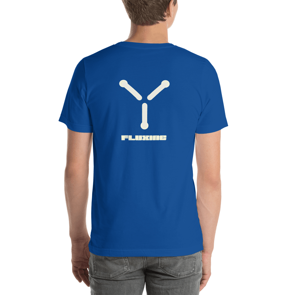 Fluxing Unisex t-shirt (BACK) VAWDesigns