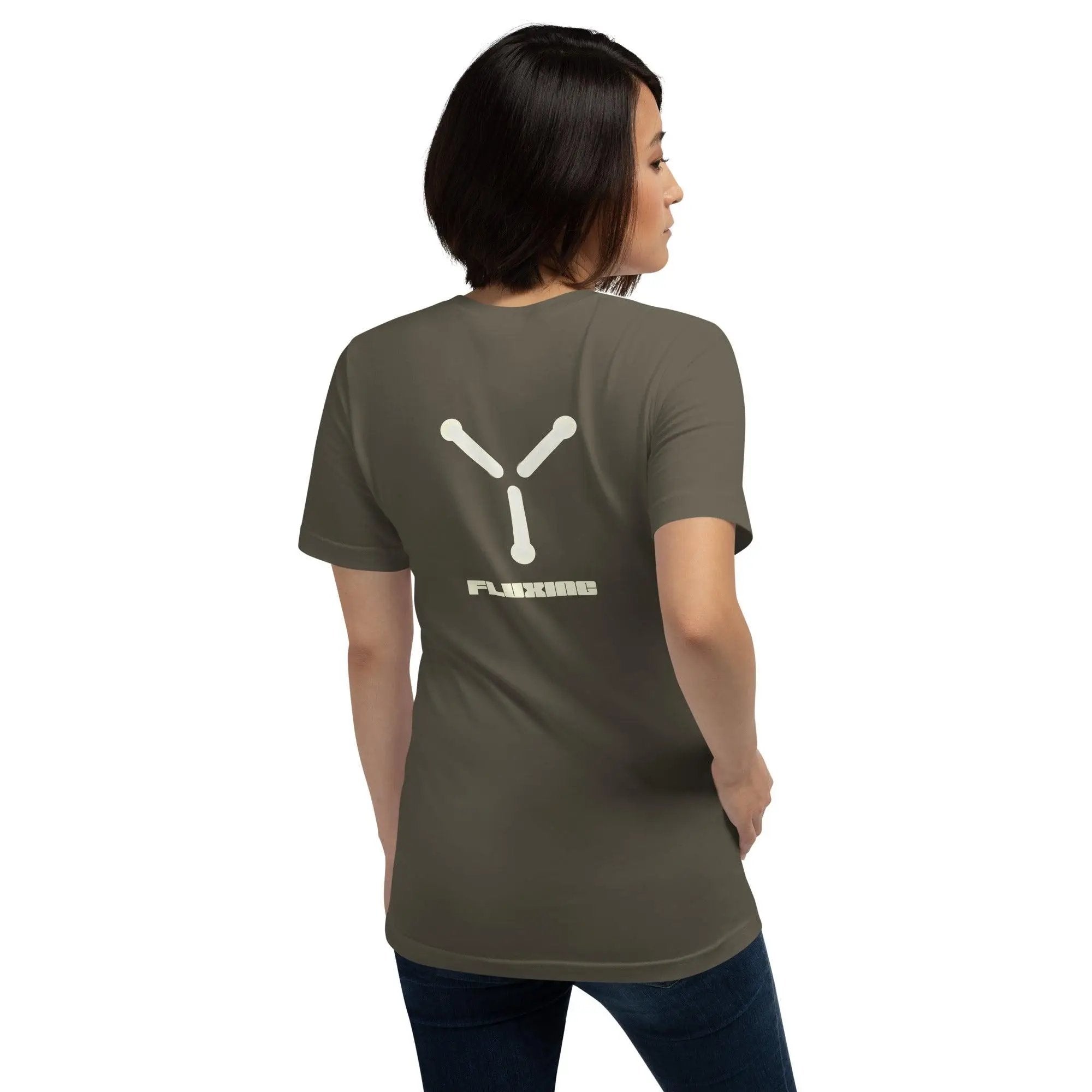 Fluxing Unisex t-shirt (BACK) VAWDesigns