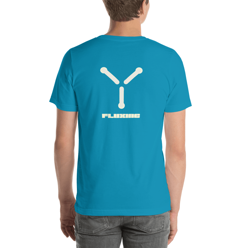Fluxing Unisex t-shirt (BACK) VAWDesigns