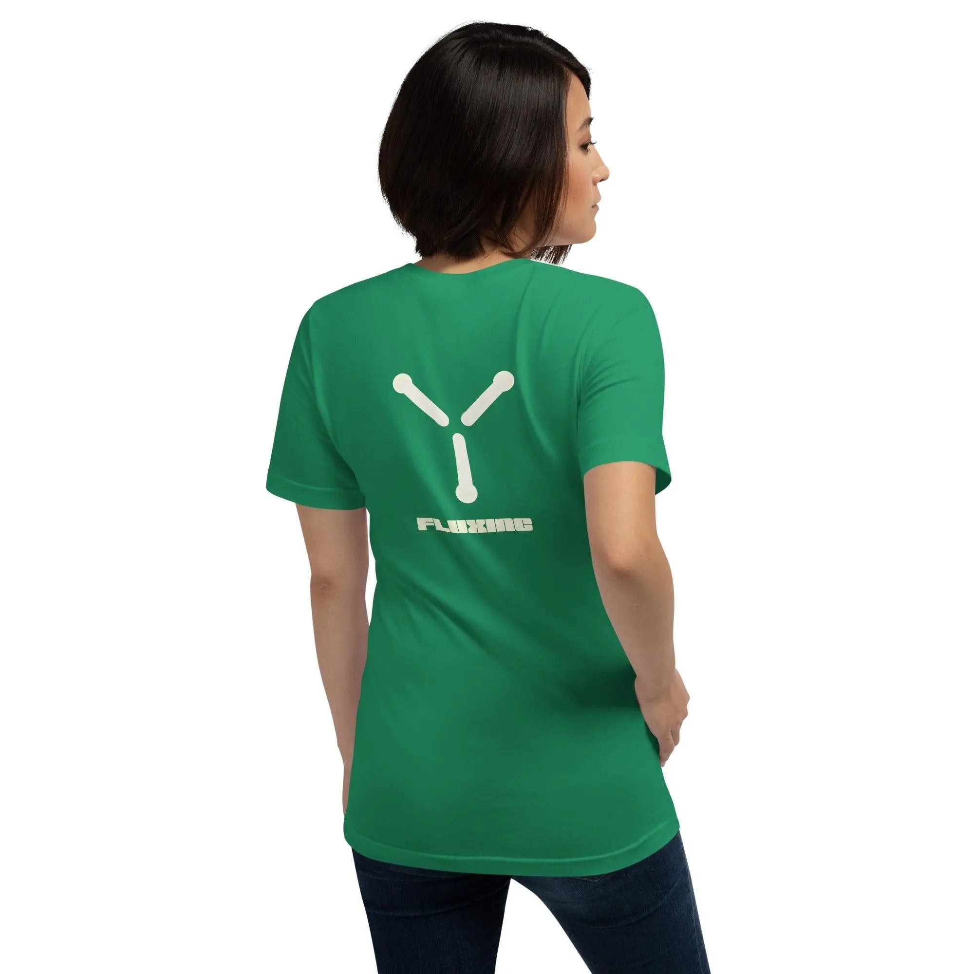 Fluxing Unisex t-shirt (BACK) VAWDesigns