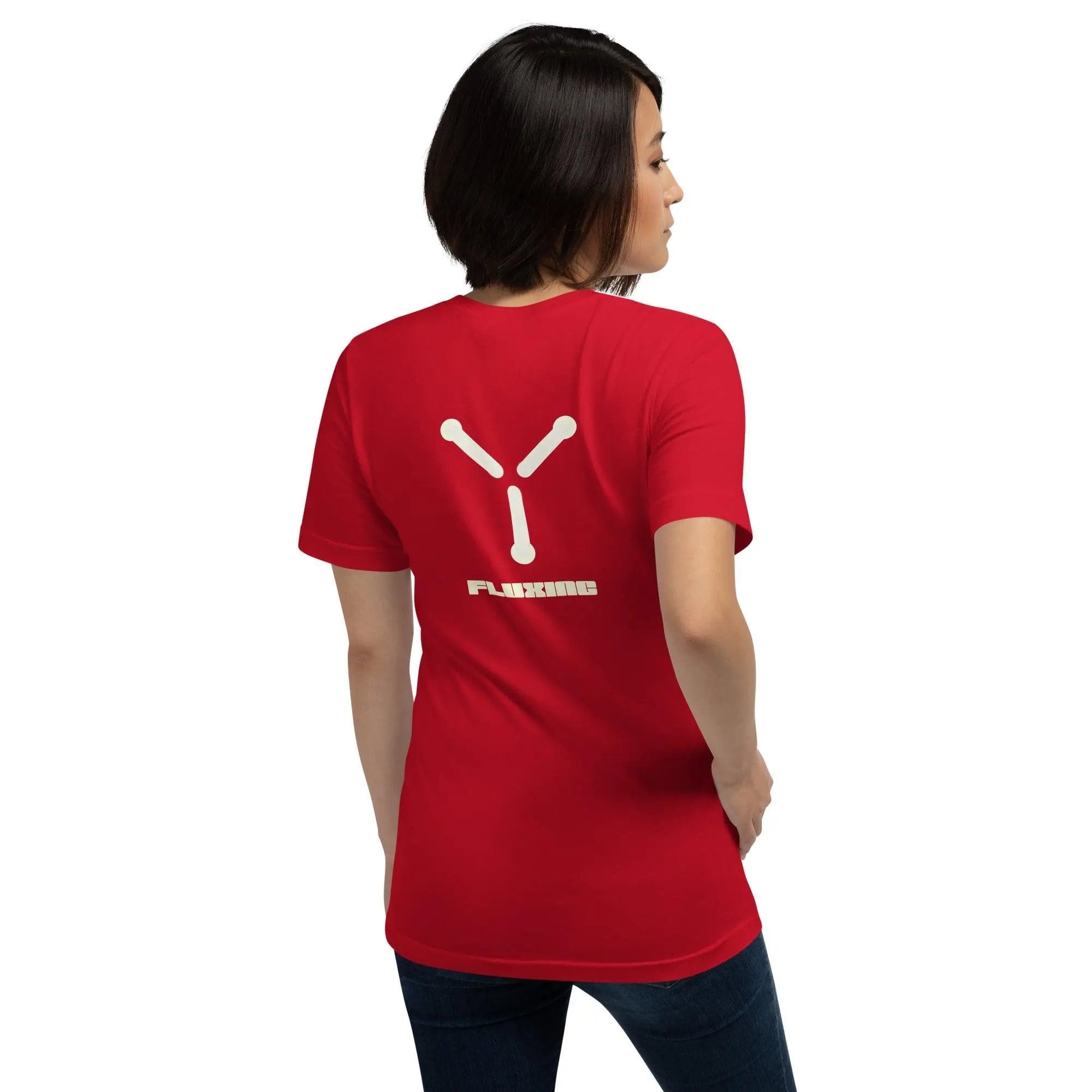 Fluxing Unisex t-shirt (BACK) VAWDesigns