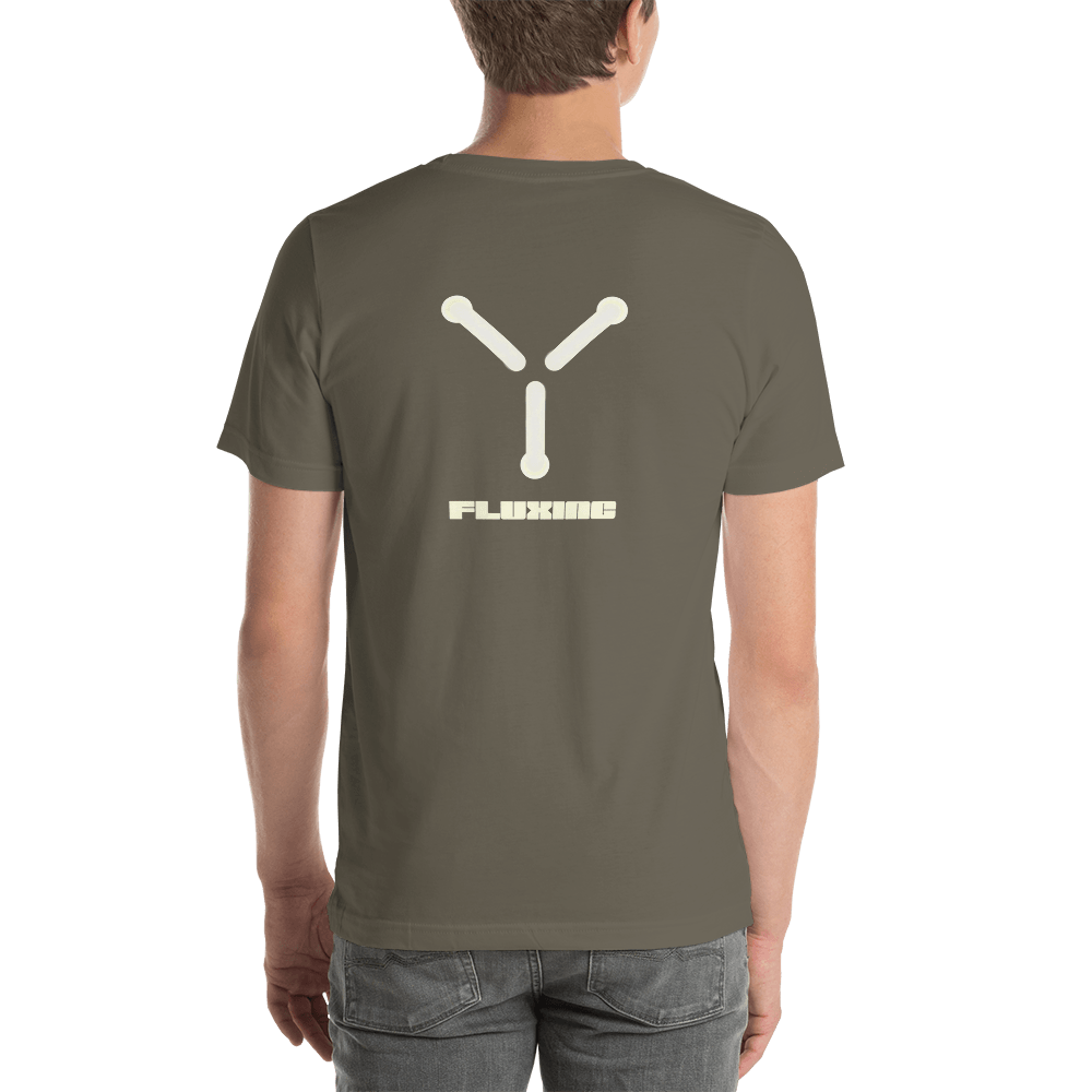 Fluxing Unisex t-shirt (BACK) VAWDesigns
