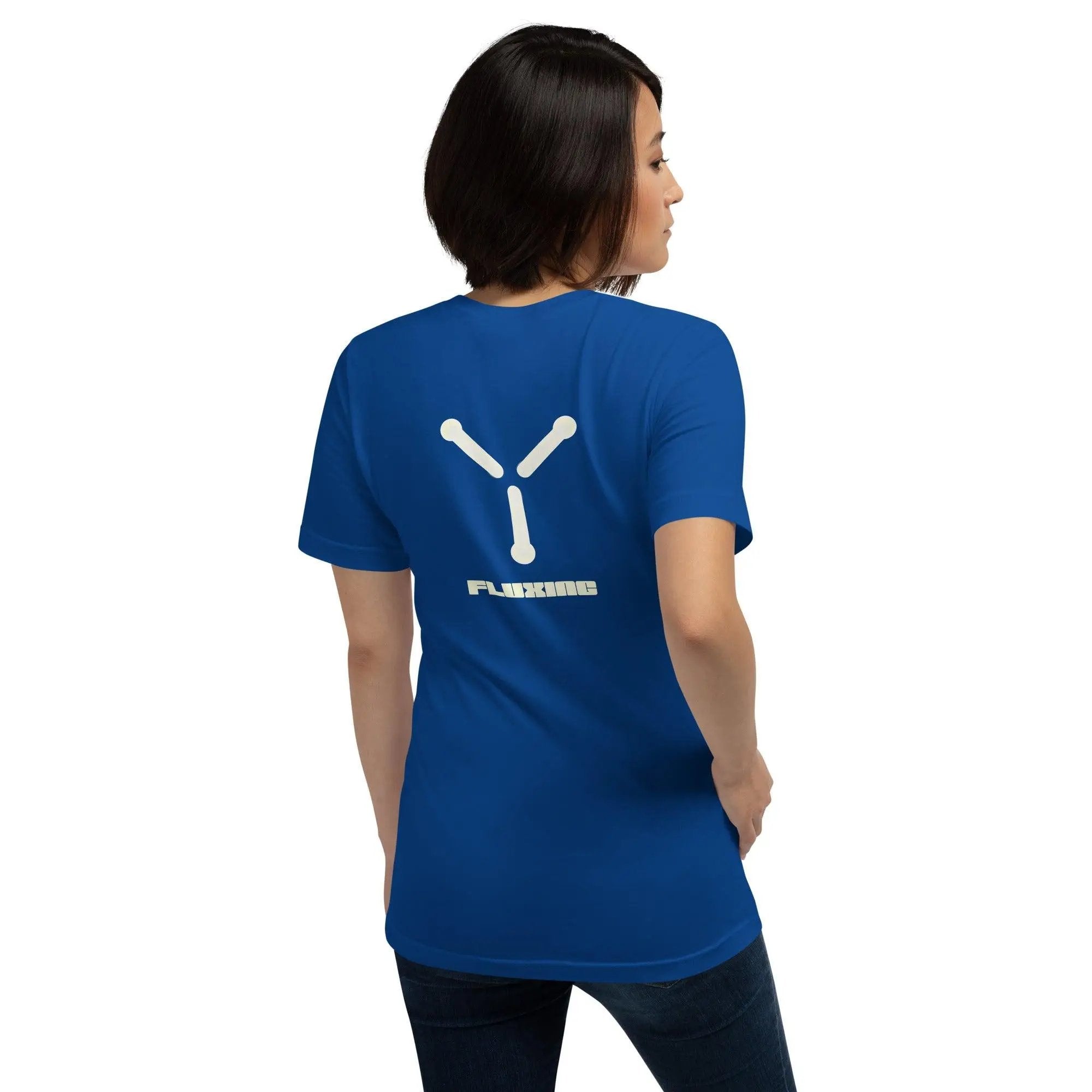 Fluxing Unisex t-shirt (BACK) VAWDesigns