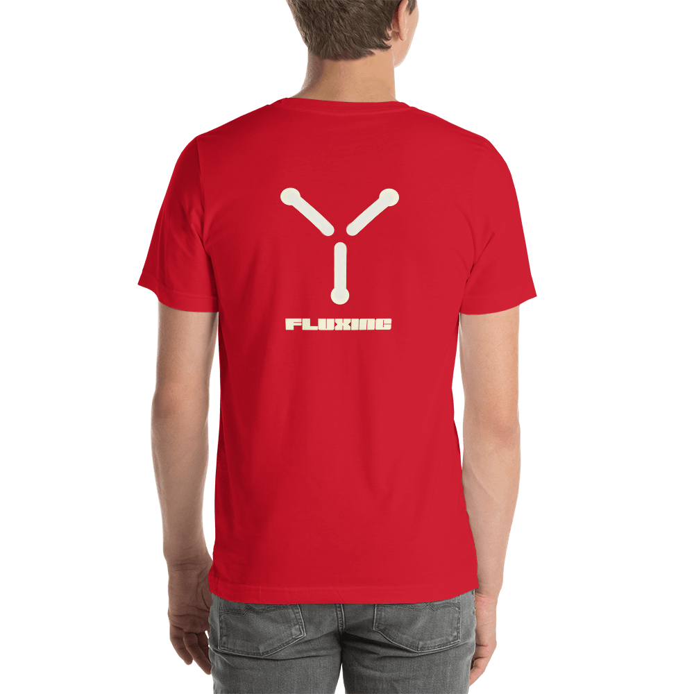 Fluxing Unisex t-shirt (BACK) VAWDesigns