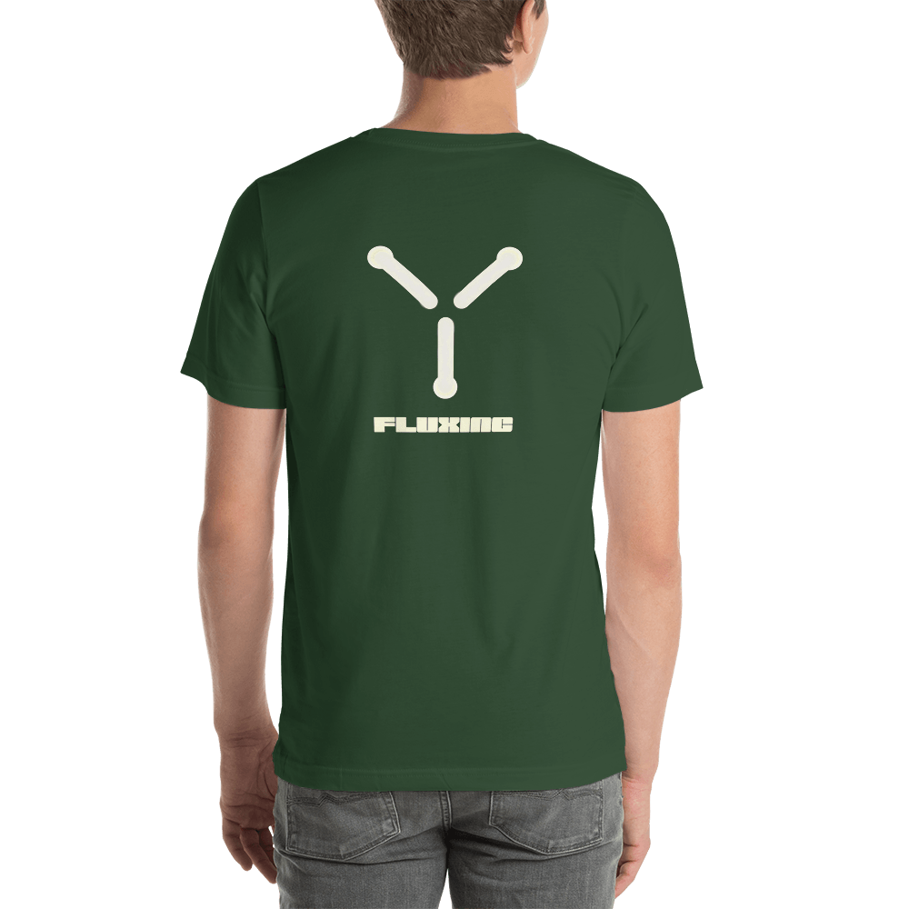 Fluxing Unisex t-shirt (BACK) VAWDesigns