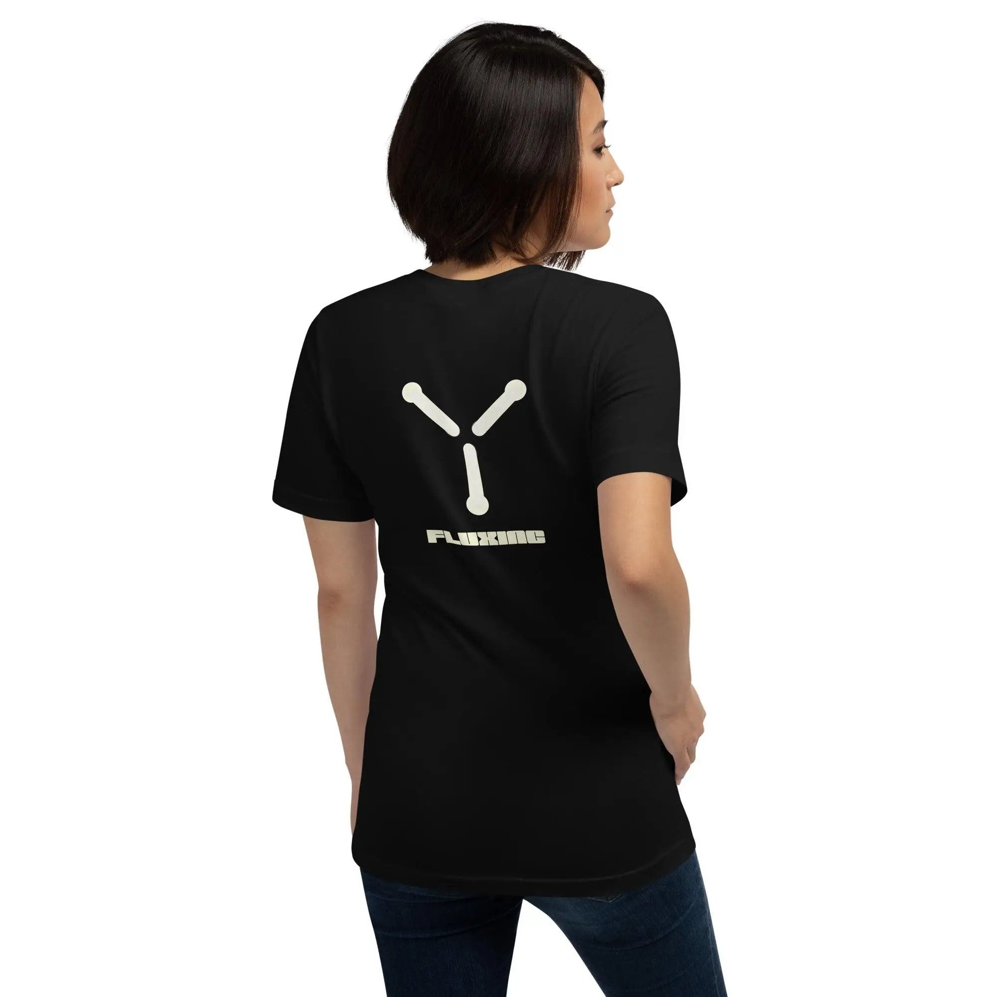 Fluxing Unisex t-shirt (BACK) VAWDesigns