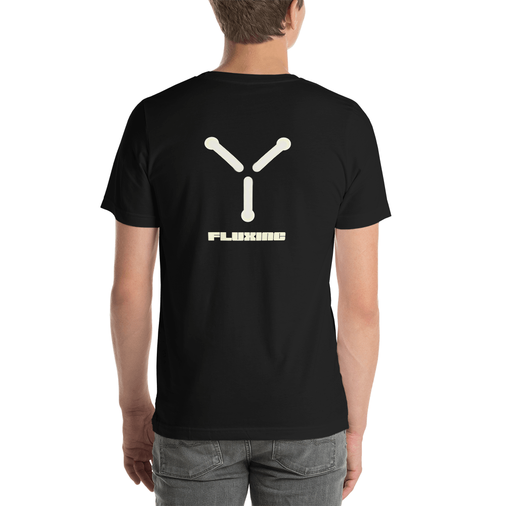 Fluxing Unisex t-shirt (BACK) VAWDesigns