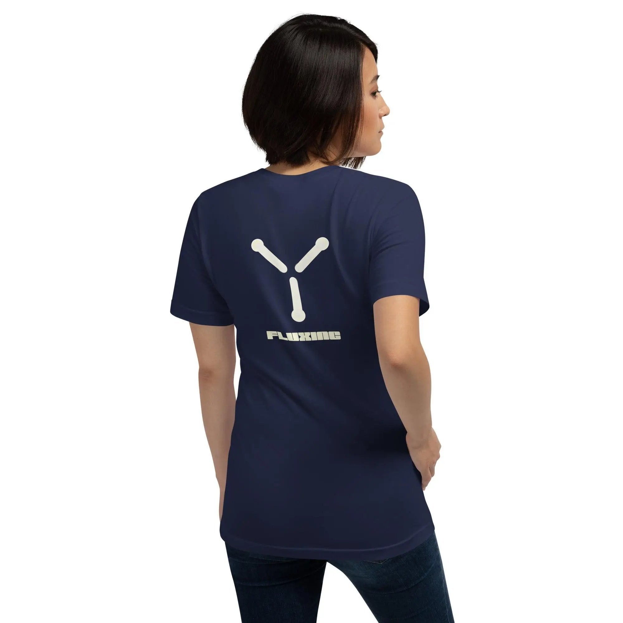 Fluxing Unisex t-shirt (BACK) VAWDesigns