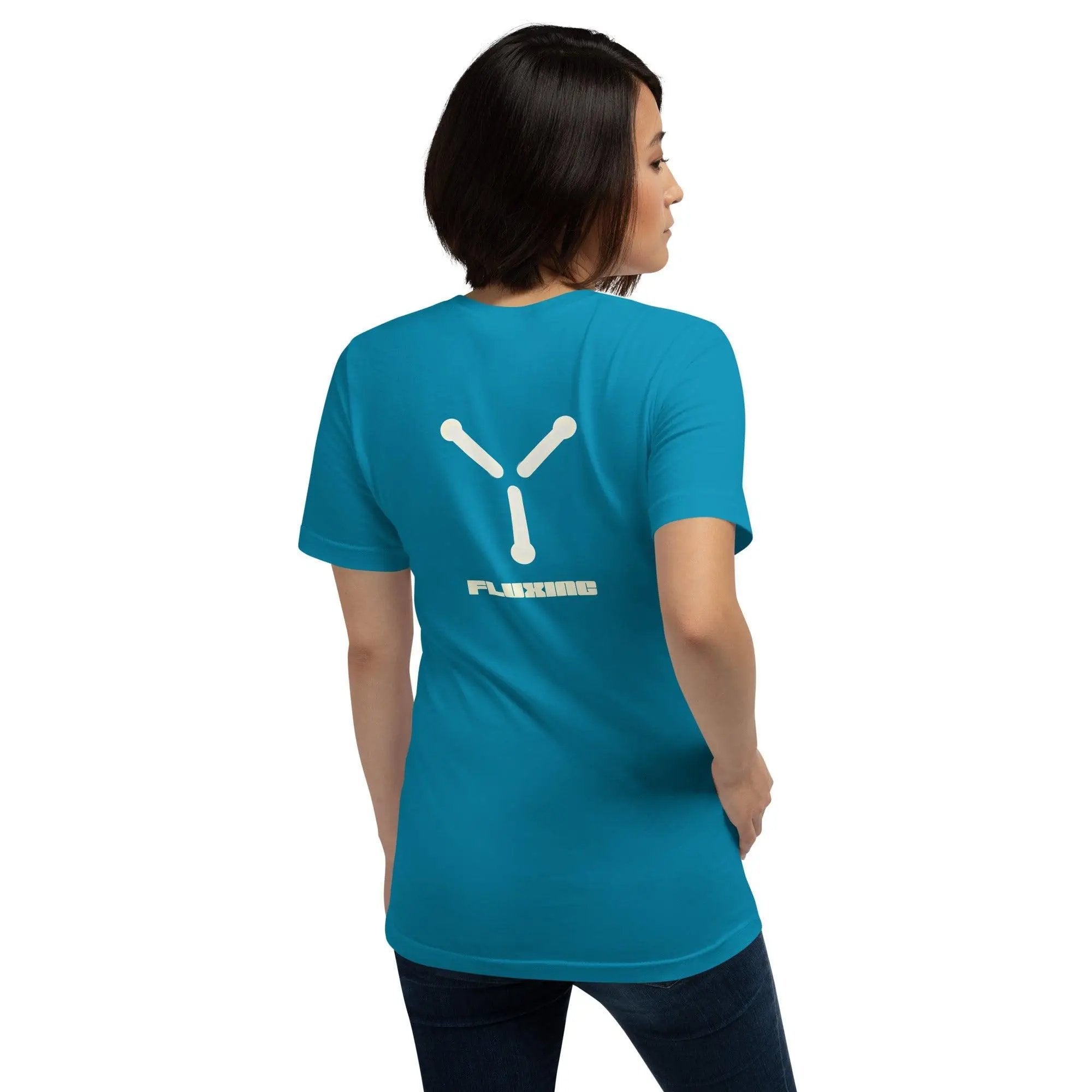 Fluxing Unisex t-shirt (BACK) VAWDesigns