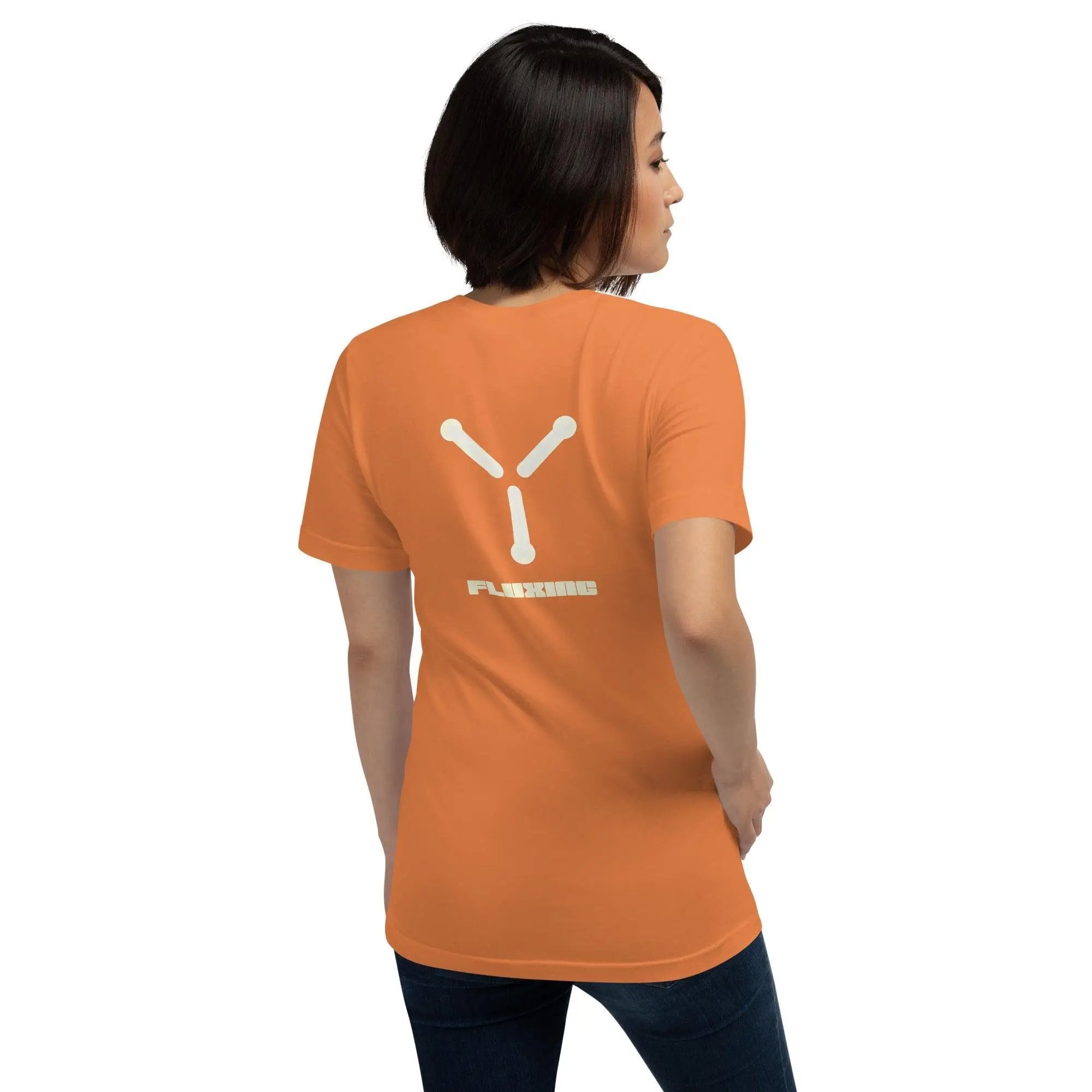 Fluxing Unisex t-shirt (BACK) VAWDesigns