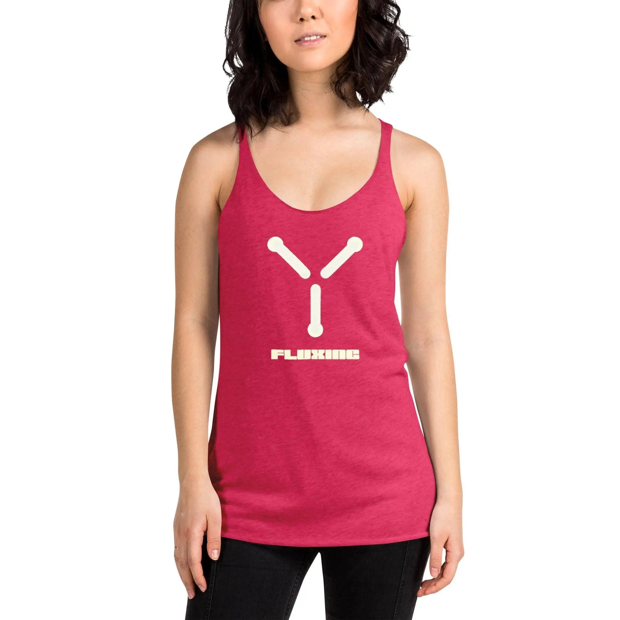 Fluxing Women's Racerback Tank VAWDesigns