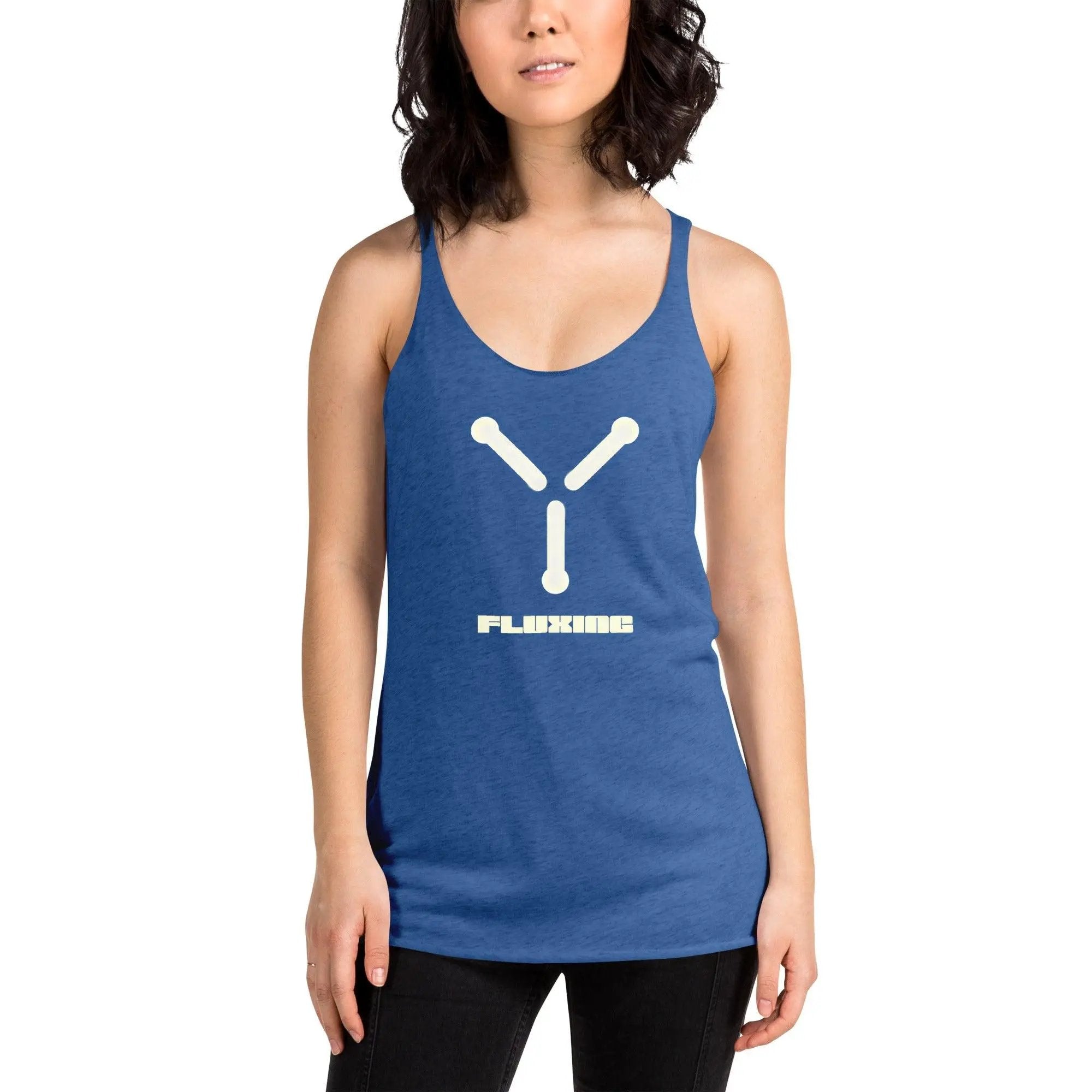 Fluxing Women's Racerback Tank VAWDesigns