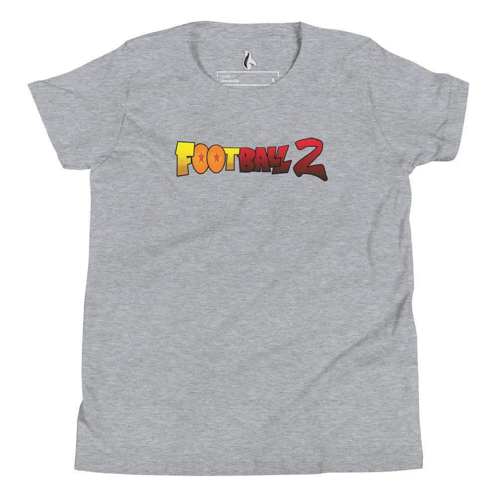 Football 2 Youth Short Sleeve T-Shirt VAWDesigns