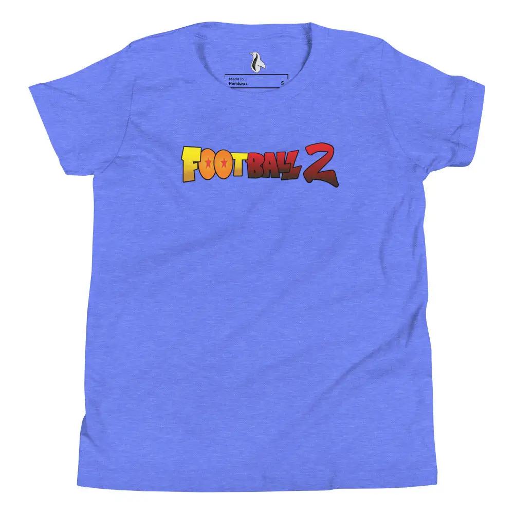 Football 2 Youth Short Sleeve T-Shirt VAWDesigns