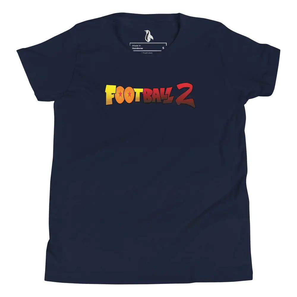 Football 2 Youth Short Sleeve T-Shirt VAWDesigns