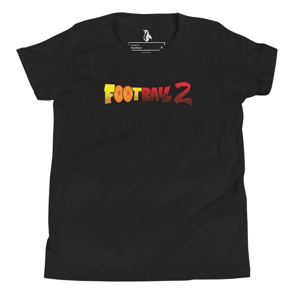 Football 2 Youth Short Sleeve T-Shirt VAWDesigns