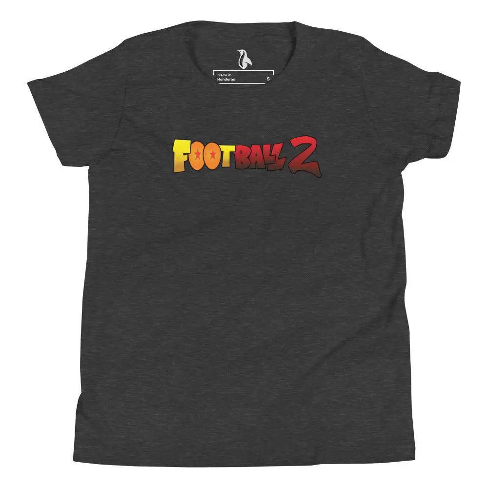 Football 2 Youth Short Sleeve T-Shirt VAWDesigns