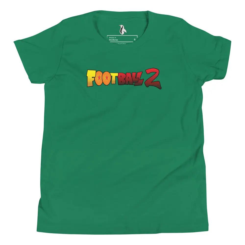 Football 2 Youth Short Sleeve T-Shirt VAWDesigns