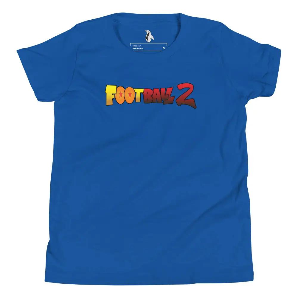Football 2 Youth Short Sleeve T-Shirt VAWDesigns