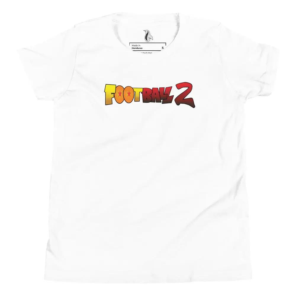 Football 2 Youth Short Sleeve T-Shirt VAWDesigns