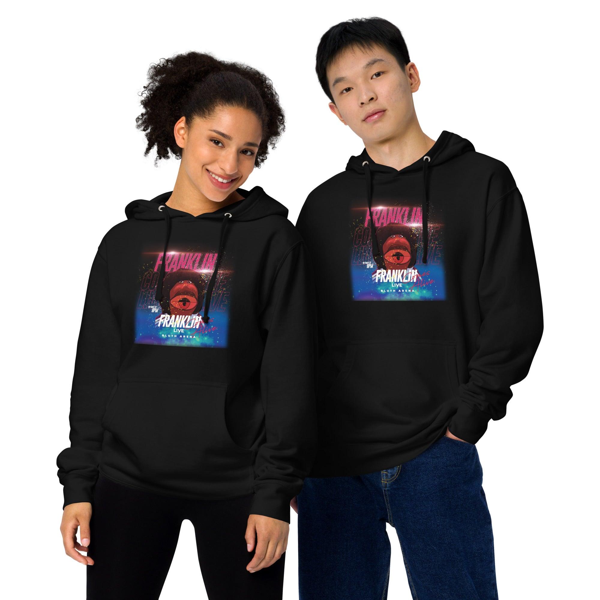 Franklin Comes Alive Live Unisex midweight hoodie VAWDesigns