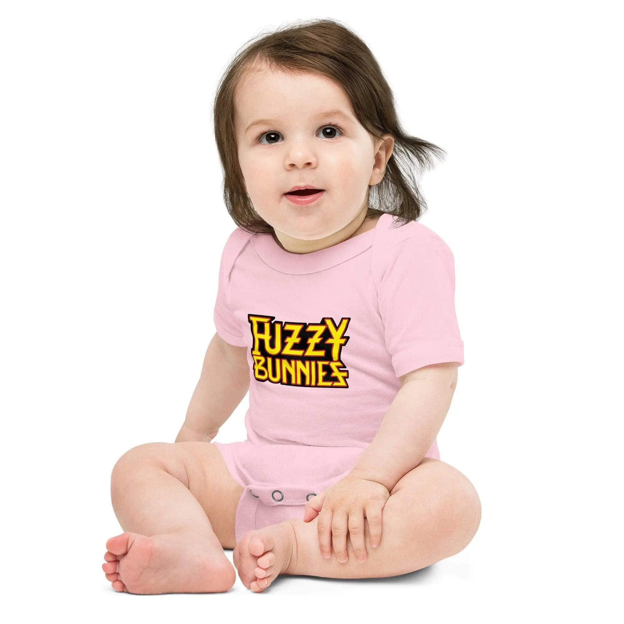 Fuzzy Bunnies Baby Onesie VAWDesigns