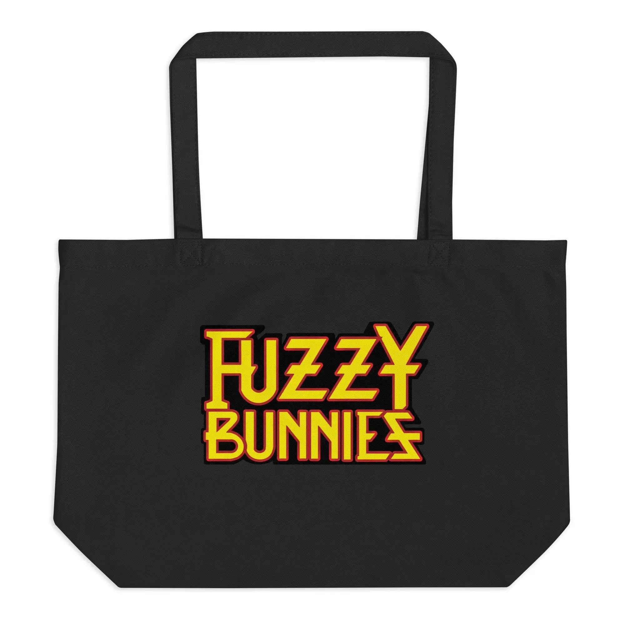 Fuzzy Bunnies Large organic tote bag VAWDesigns
