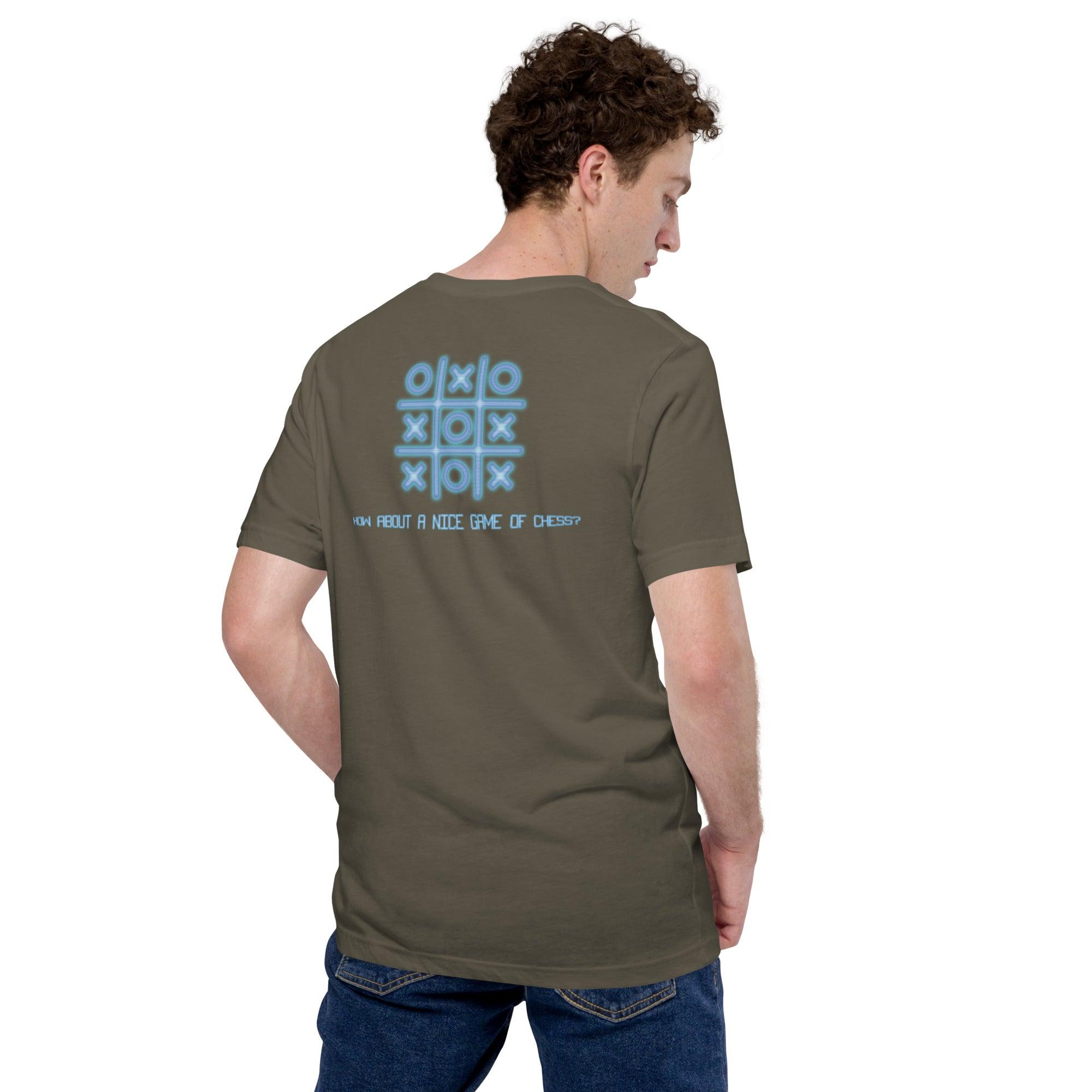 How About a Nice Game Of Chess? Unisex t-shirt (BACK) VAWDesigns