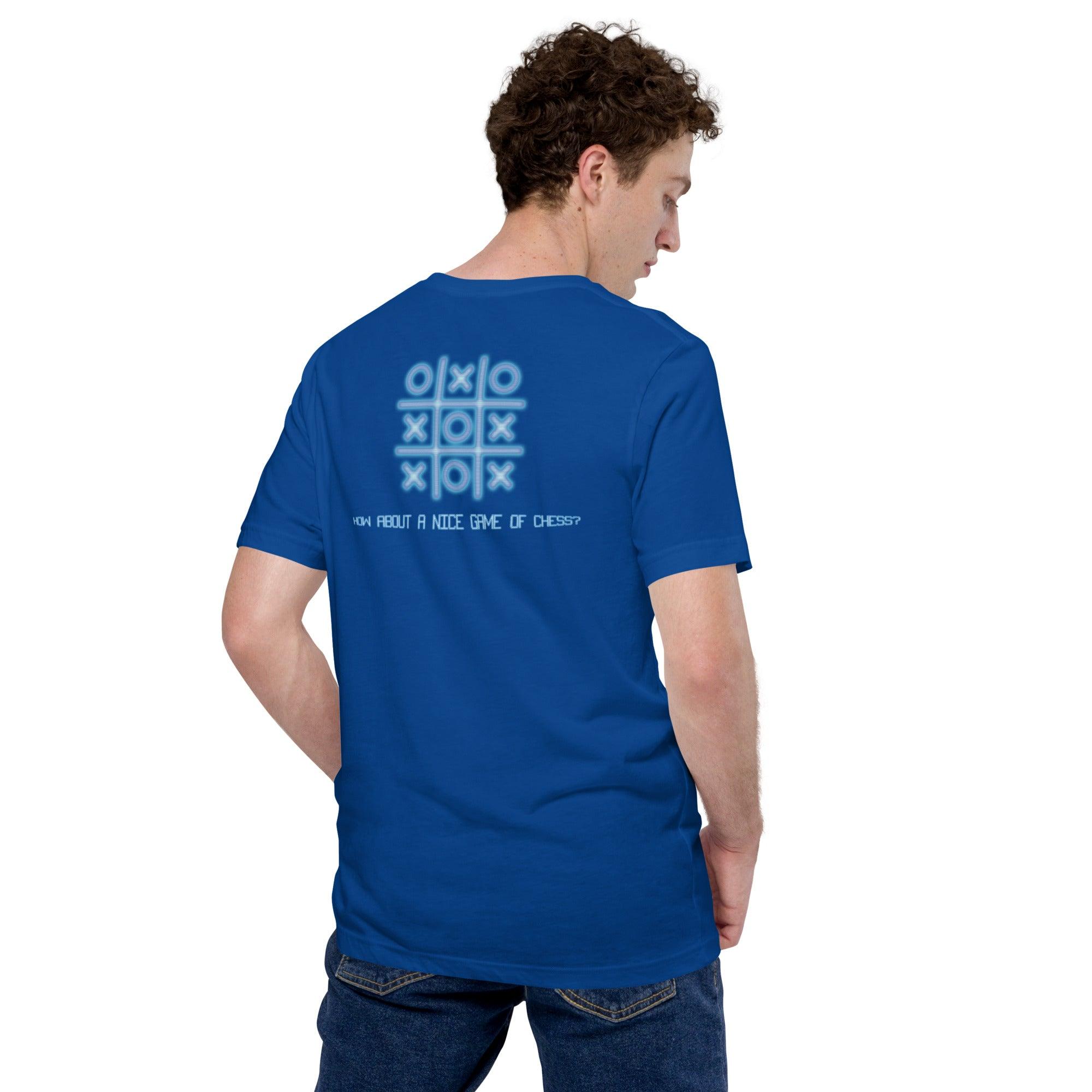 How About a Nice Game Of Chess? Unisex t-shirt (BACK) VAWDesigns