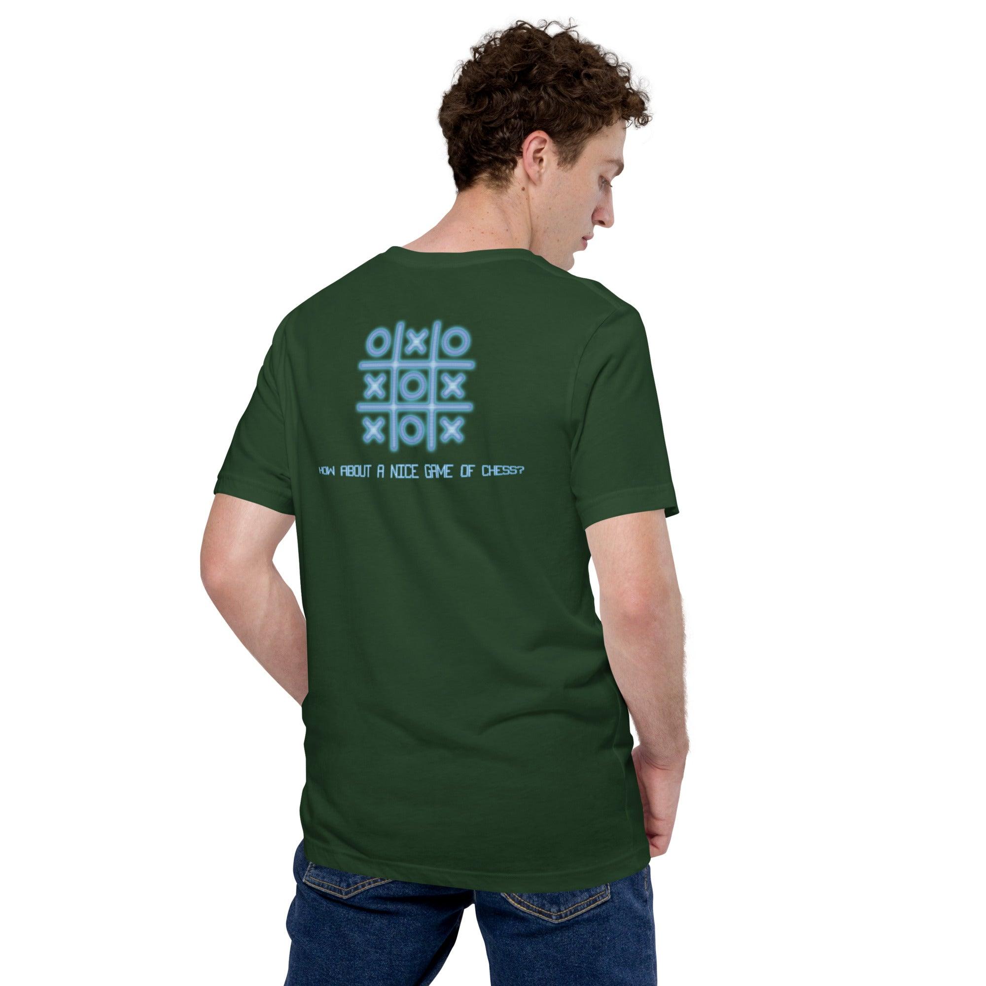 How About a Nice Game Of Chess? Unisex t-shirt (BACK) VAWDesigns