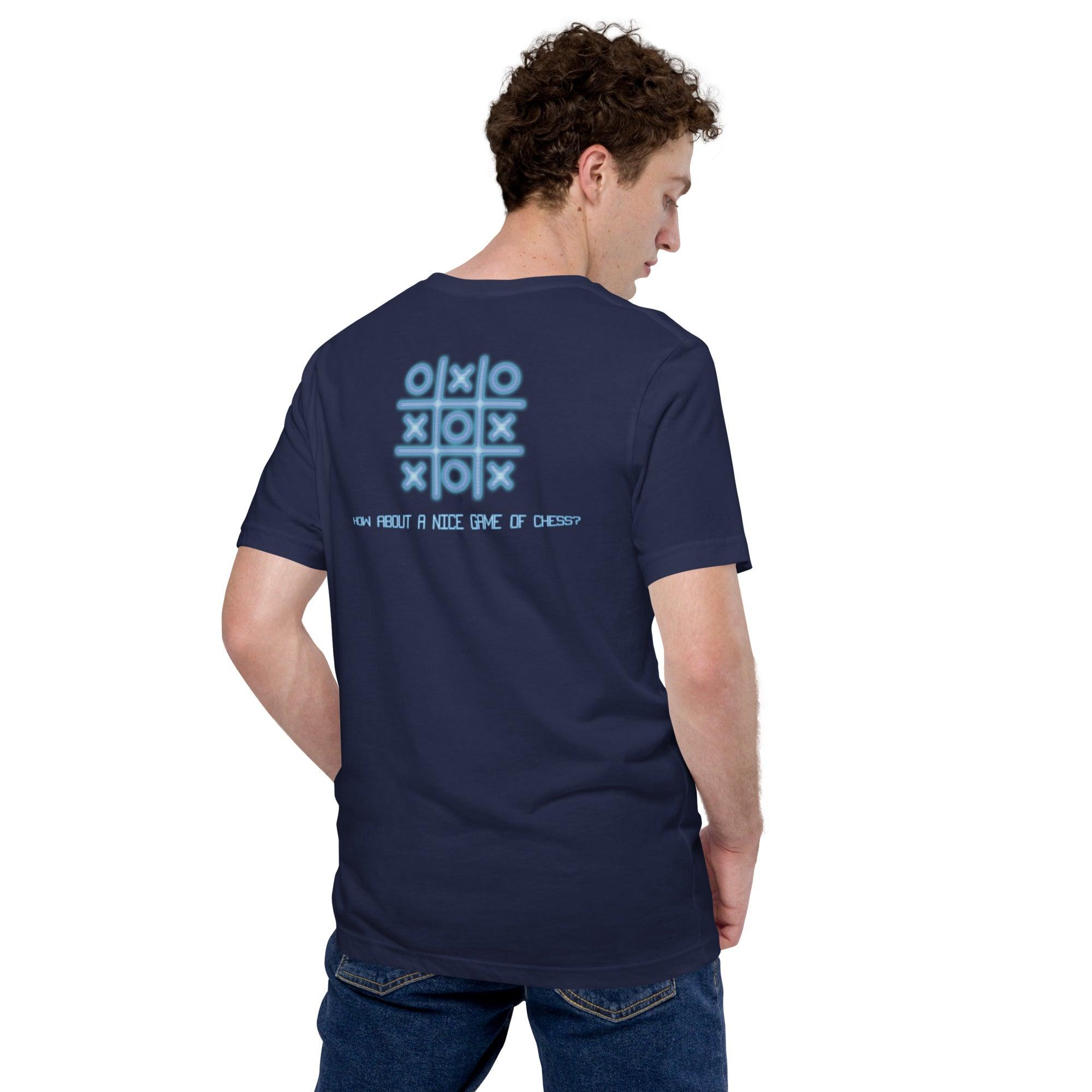 How About a Nice Game Of Chess? Unisex t-shirt (BACK) VAWDesigns