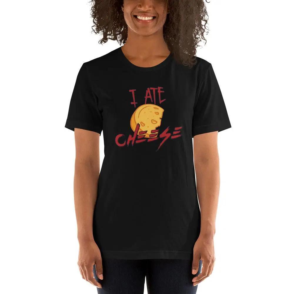 I Ate Cheese! Unisex t-shirt VAWDesigns