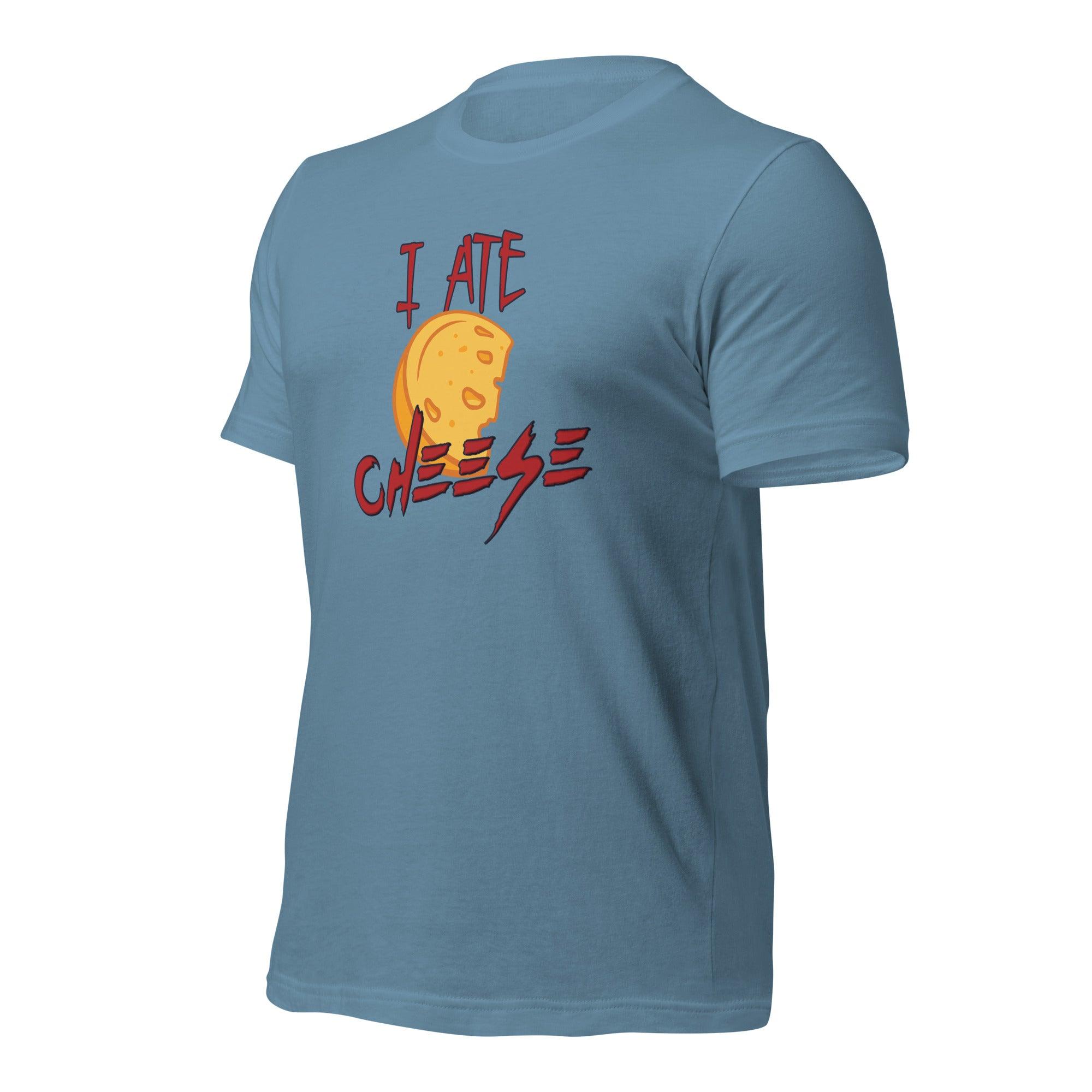 I Ate Cheese! Unisex t-shirt VAWDesigns