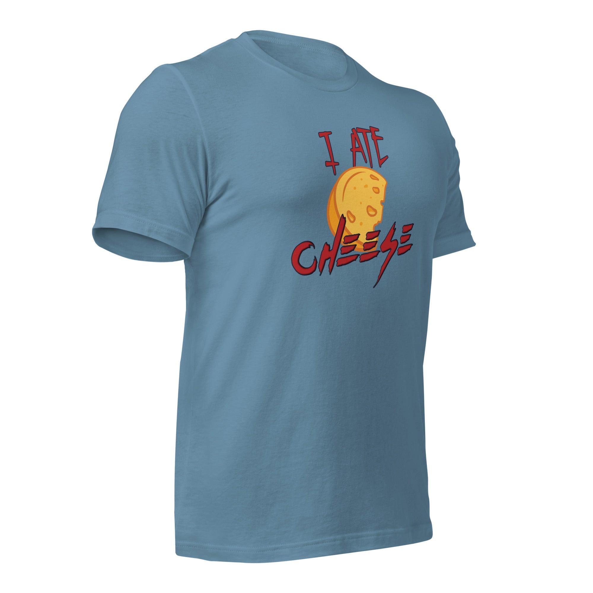 I Ate Cheese! Unisex t-shirt VAWDesigns