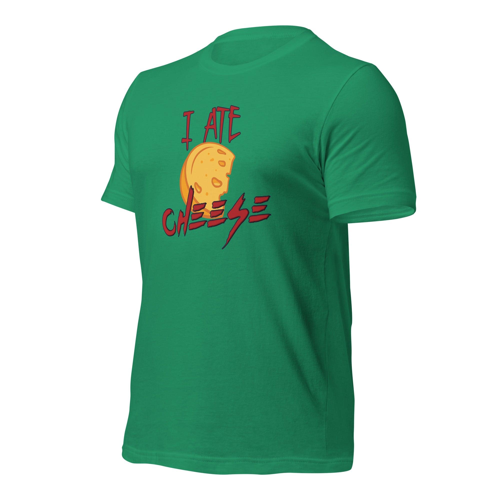 I Ate Cheese! Unisex t-shirt VAWDesigns
