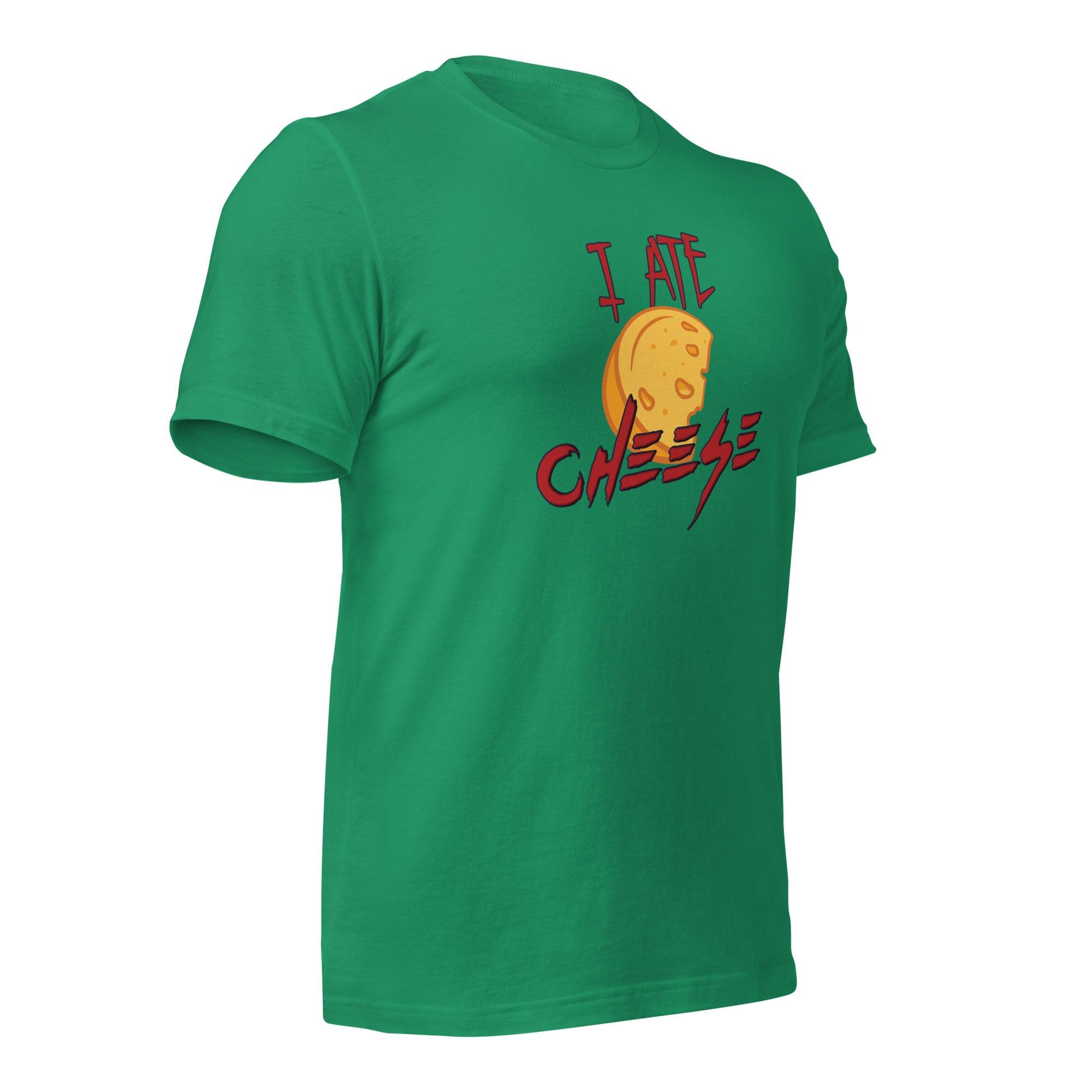 I Ate Cheese! Unisex t-shirt VAWDesigns