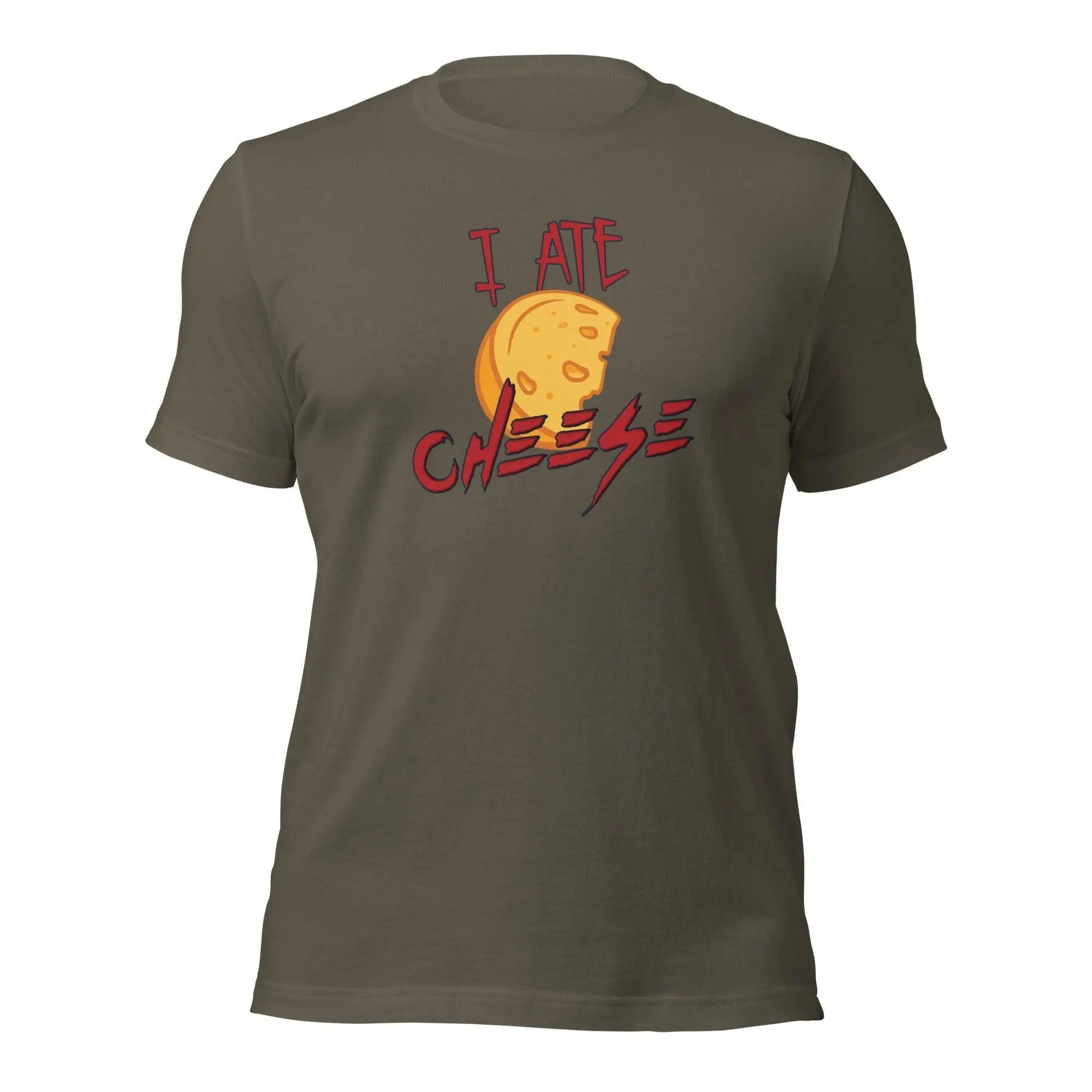 I Ate Cheese! Unisex t-shirt VAWDesigns