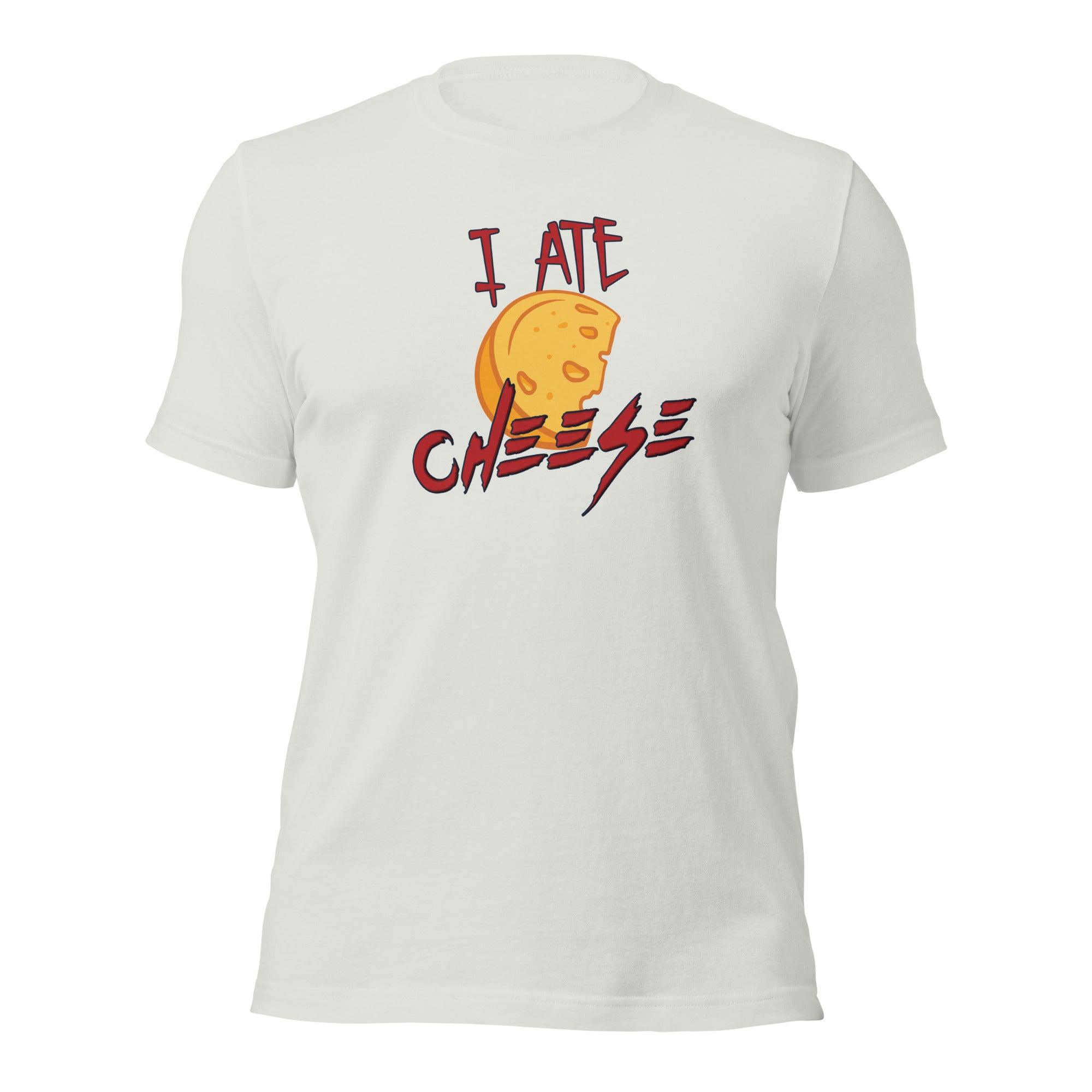 I Ate Cheese! Unisex t-shirt VAWDesigns