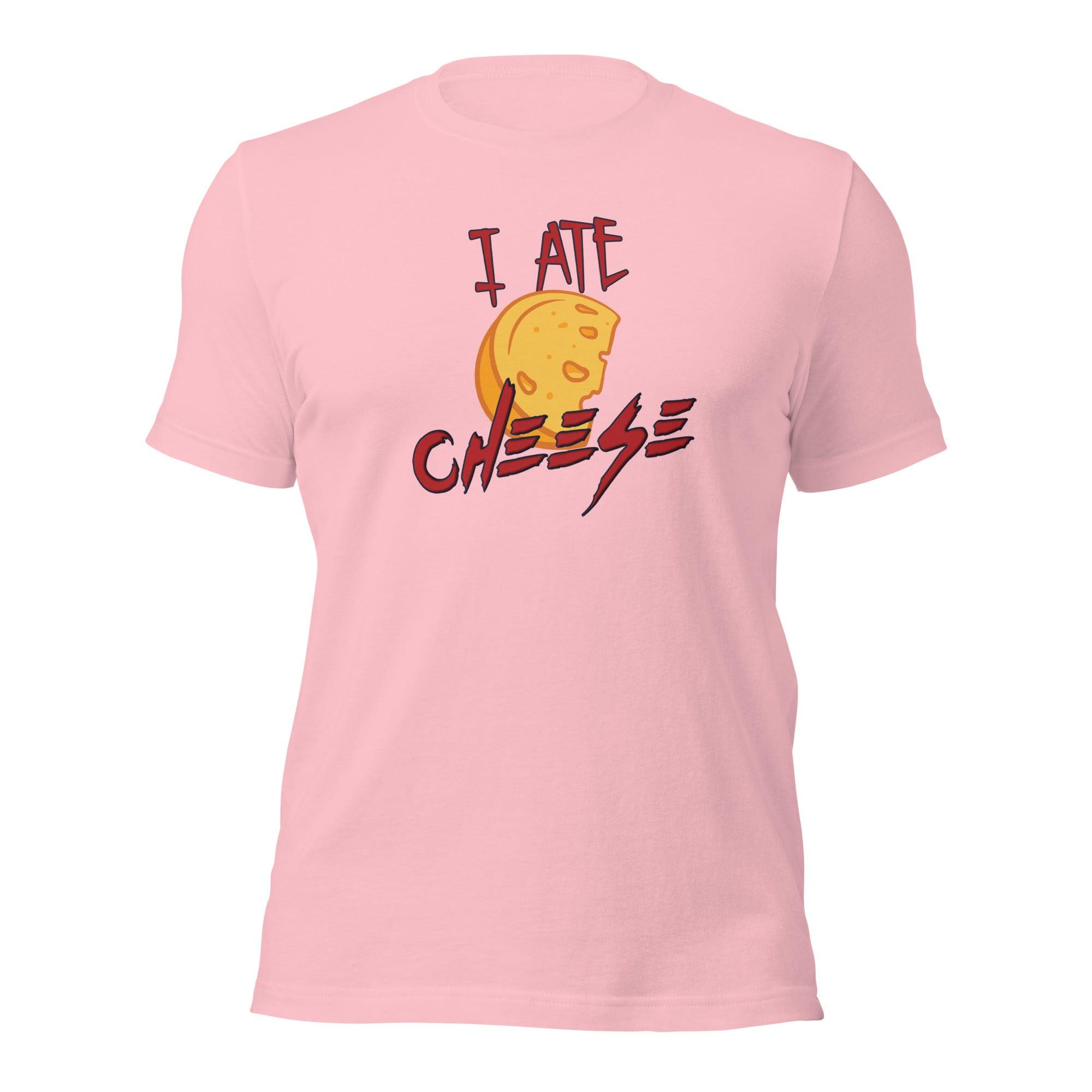 I Ate Cheese! Unisex t-shirt VAWDesigns