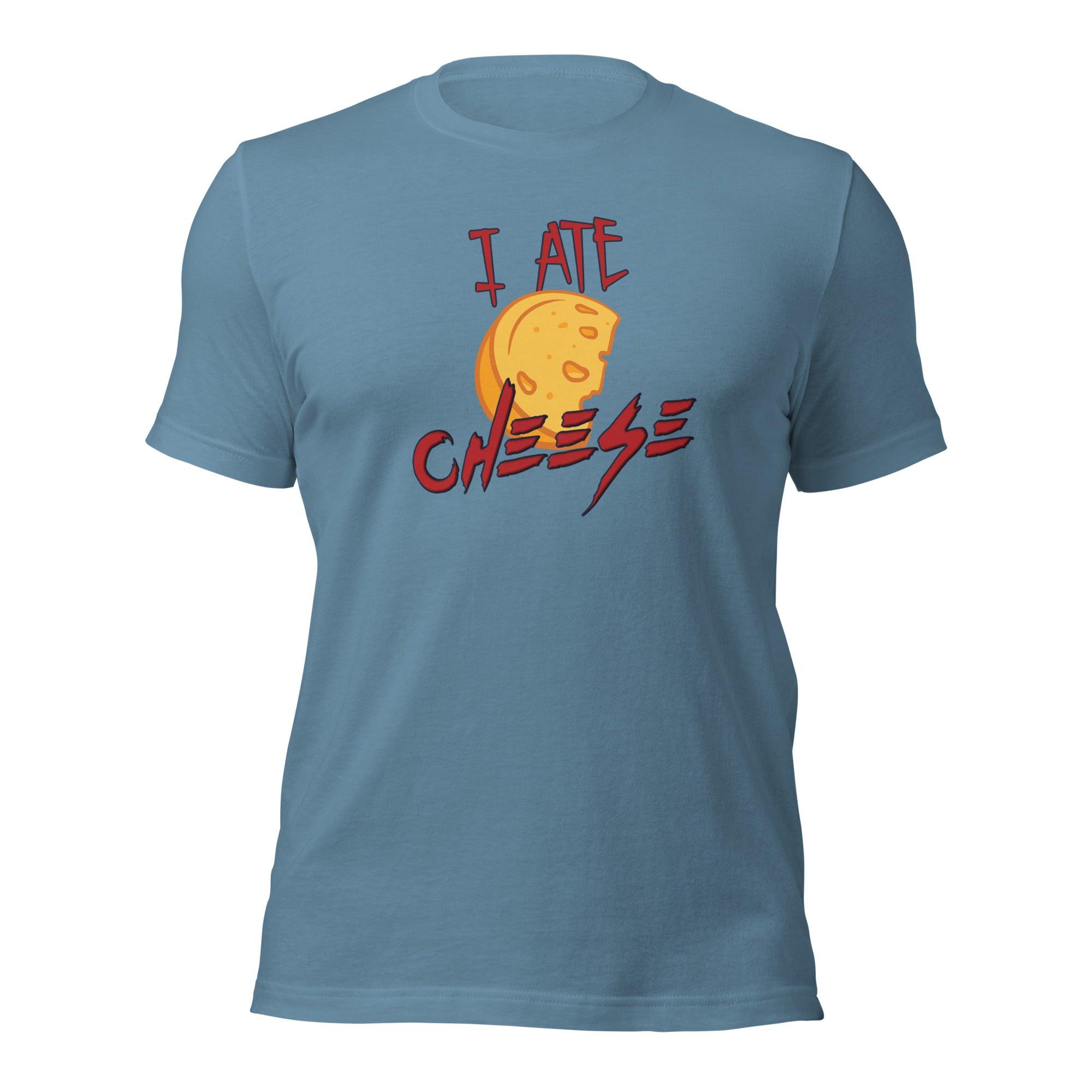 I Ate Cheese! Unisex t-shirt VAWDesigns