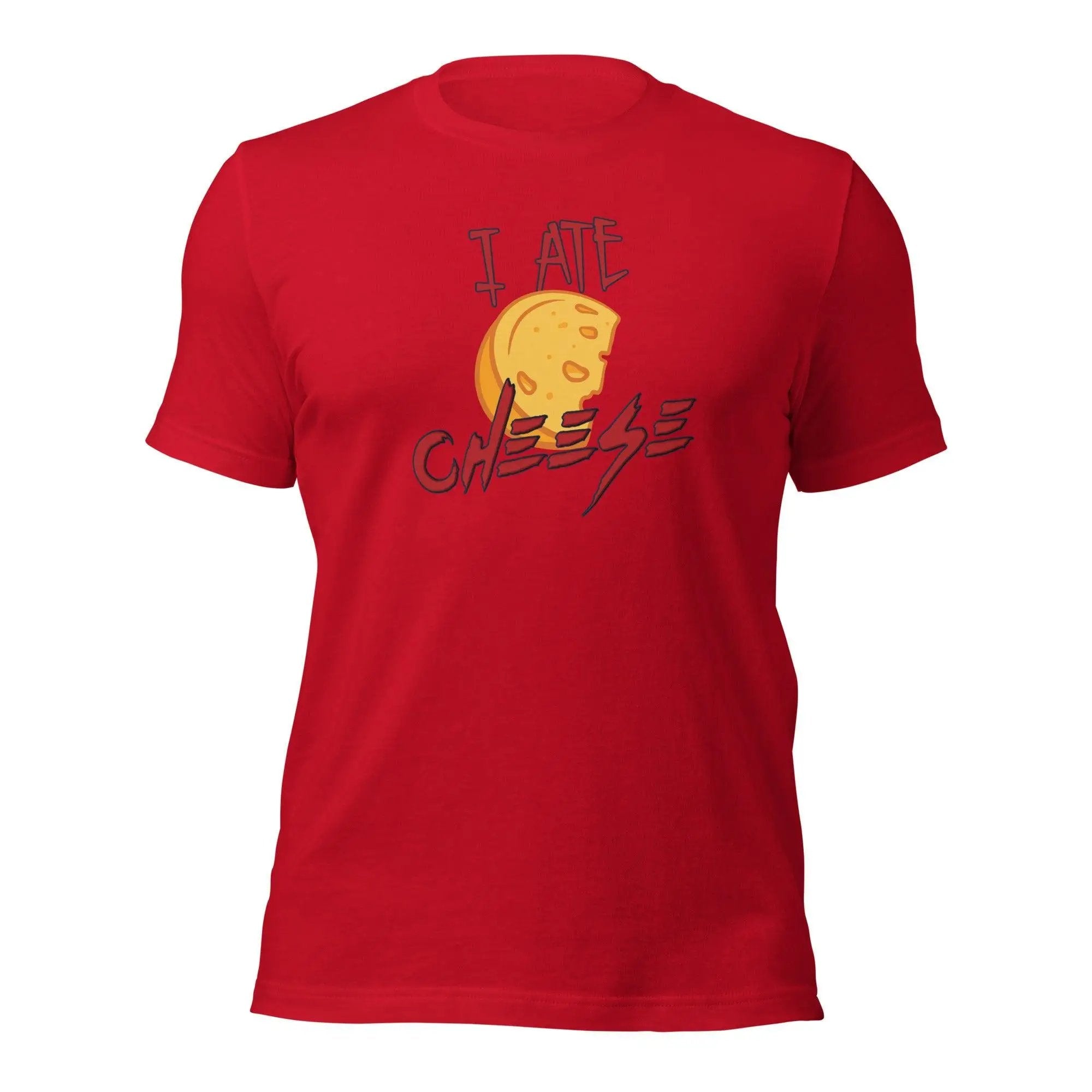 I Ate Cheese! Unisex t-shirt VAWDesigns