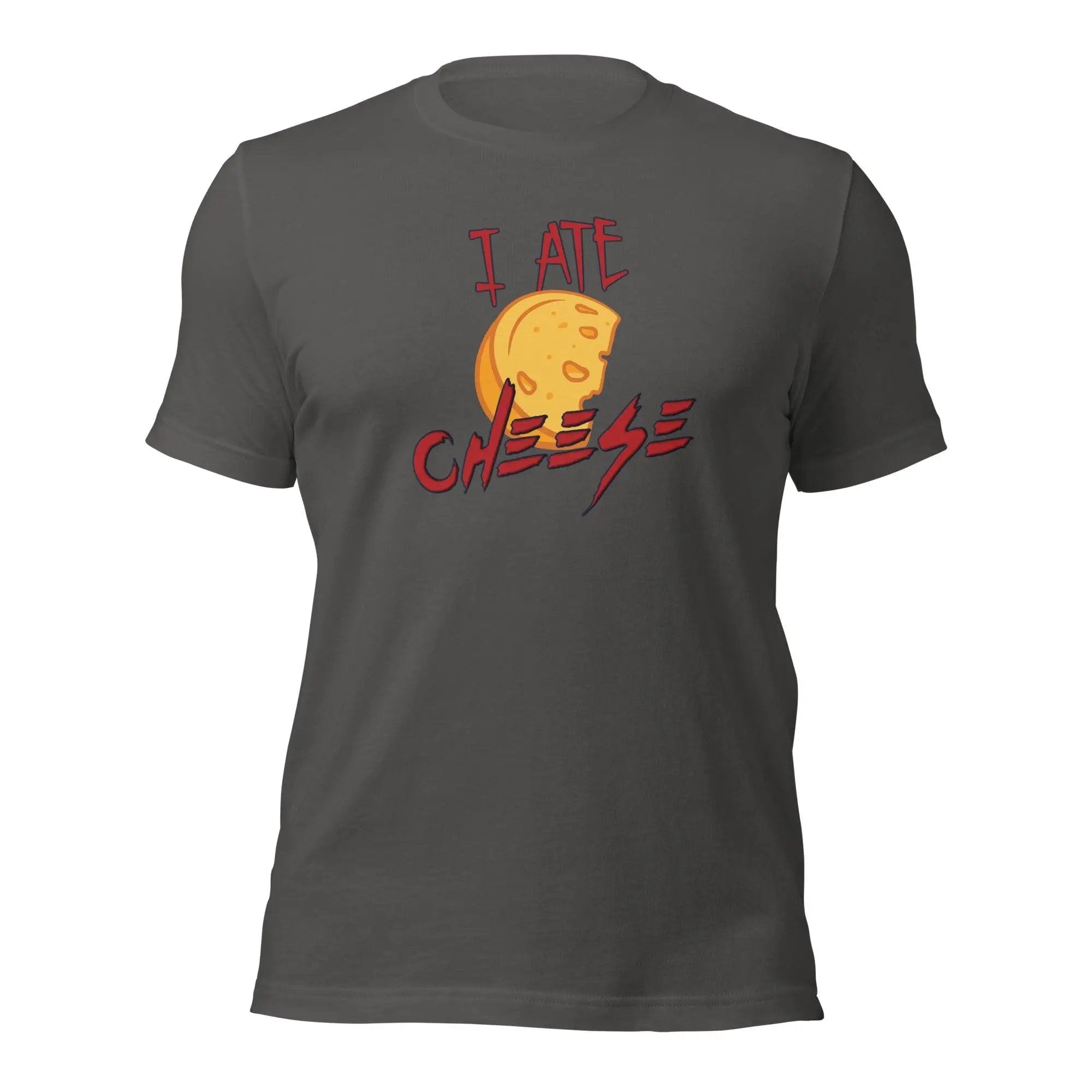 I Ate Cheese! Unisex t-shirt VAWDesigns