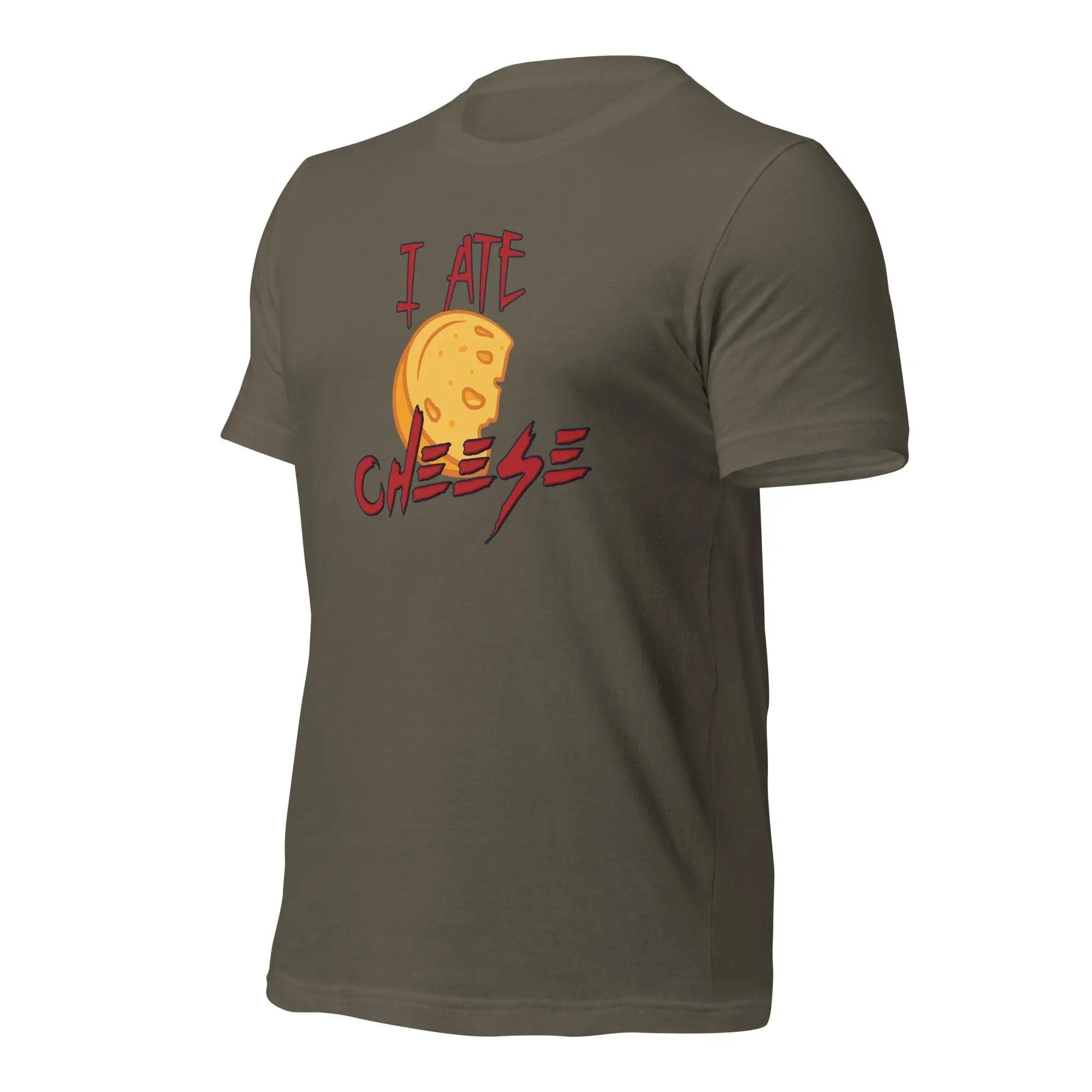 I Ate Cheese! Unisex t-shirt VAWDesigns