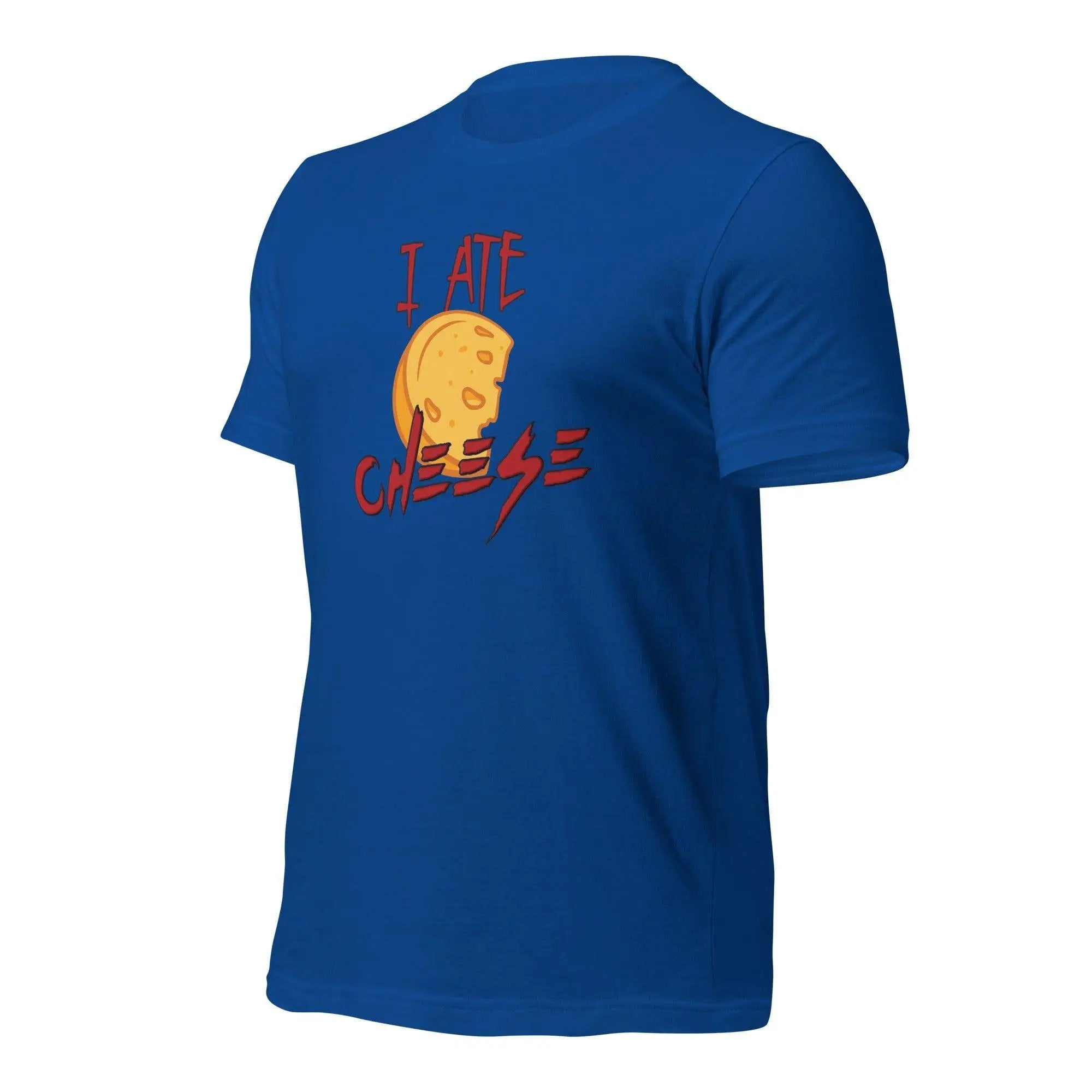 I Ate Cheese! Unisex t-shirt VAWDesigns