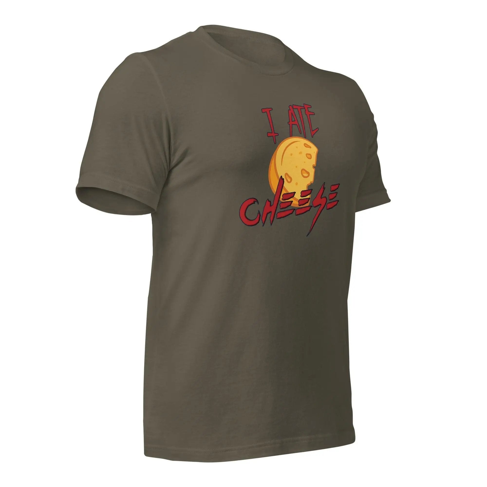 I Ate Cheese! Unisex t-shirt VAWDesigns