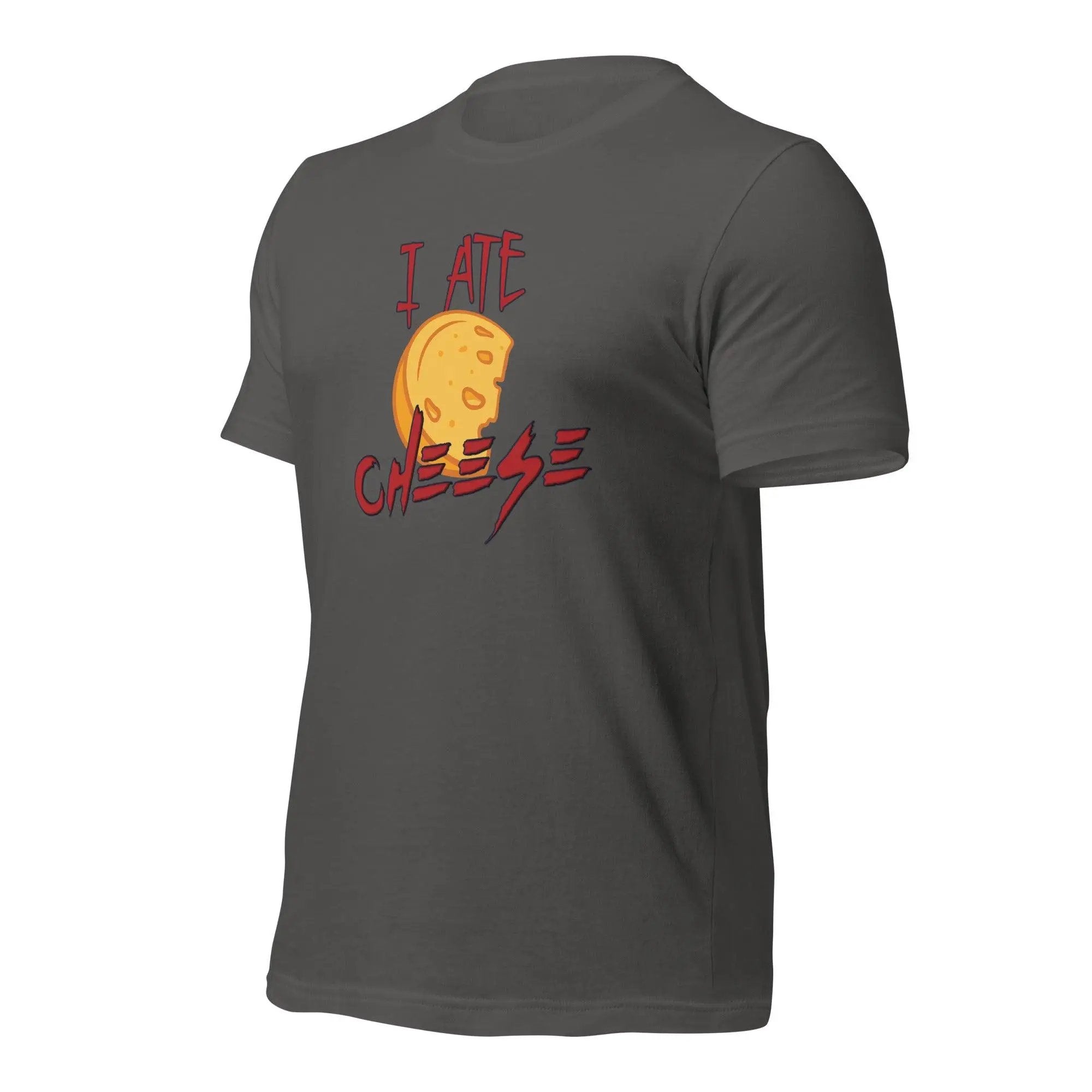 I Ate Cheese! Unisex t-shirt VAWDesigns