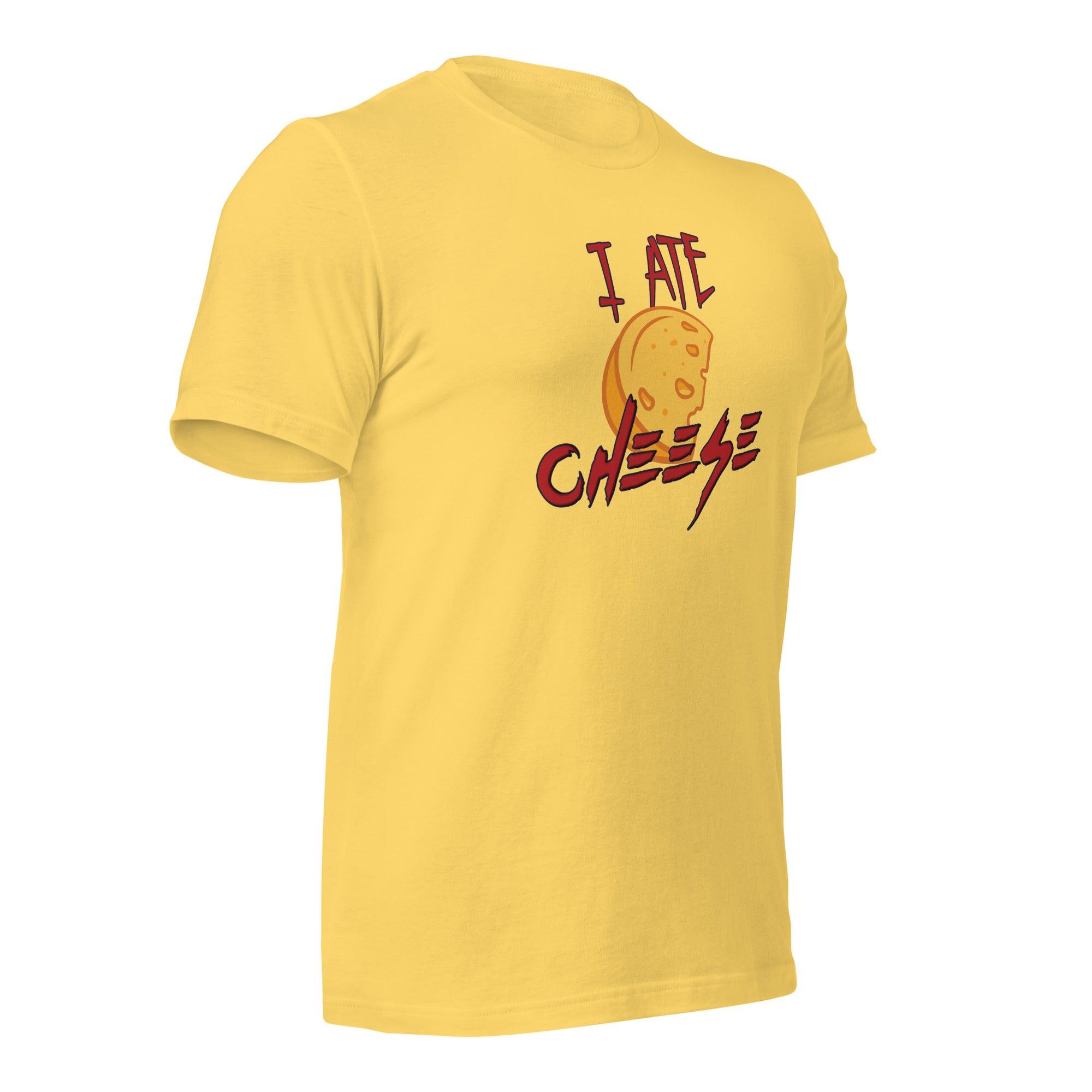 I Ate Cheese! Unisex t-shirt VAWDesigns